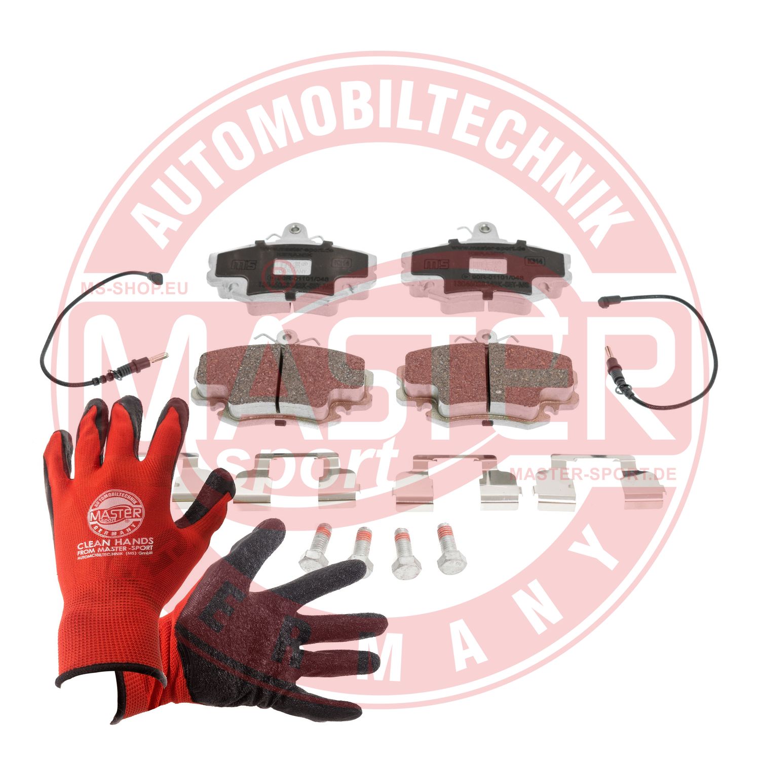 Brake Pad Set, disc brake (13046028342K-SET-MSP)