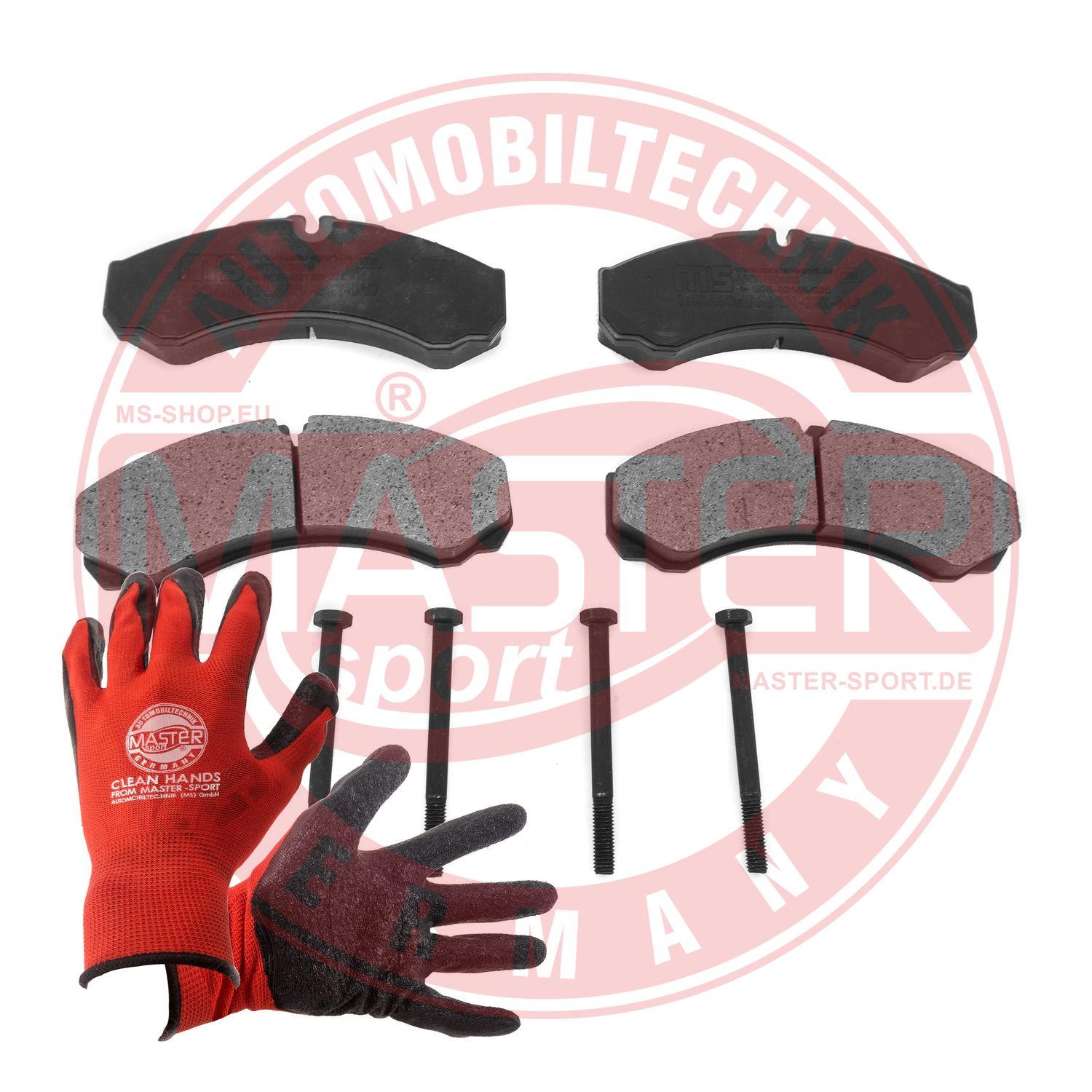 Brake Pad Set, disc brake (13046049662N-SET-MSP)