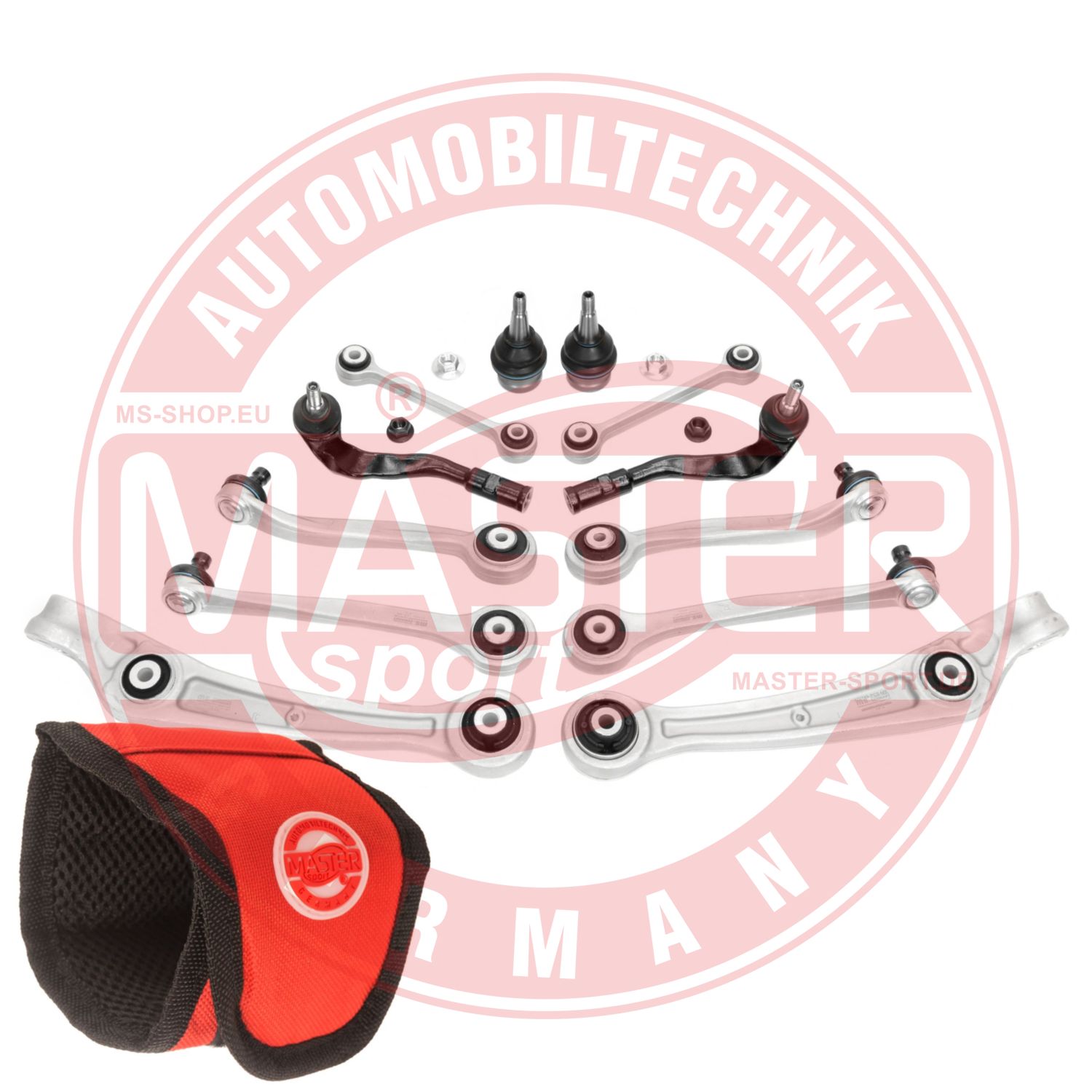 Control/Trailing Arm Kit, wheel suspension (36990/1-KIT-MSM)