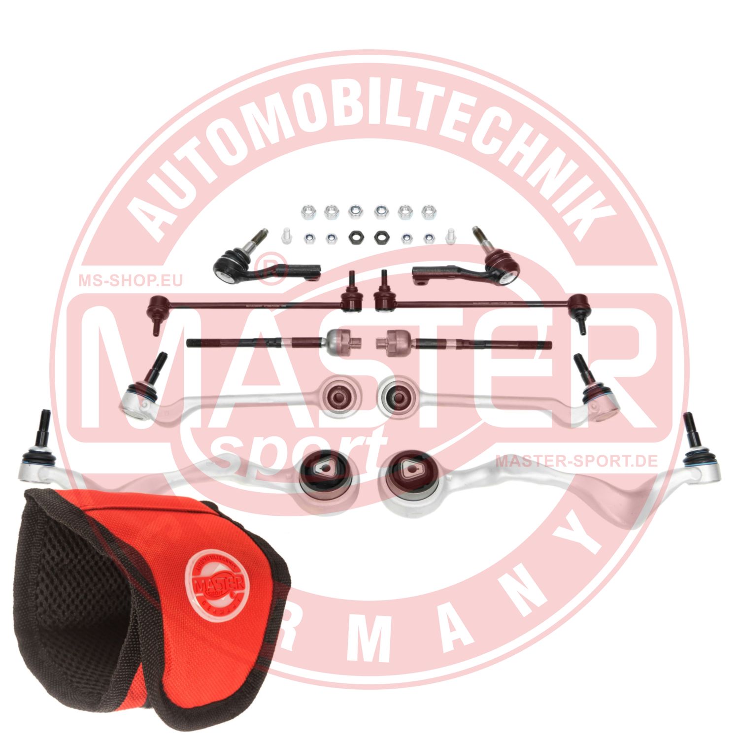 Control/Trailing Arm Kit, wheel suspension (36856/3-KIT-MSM)