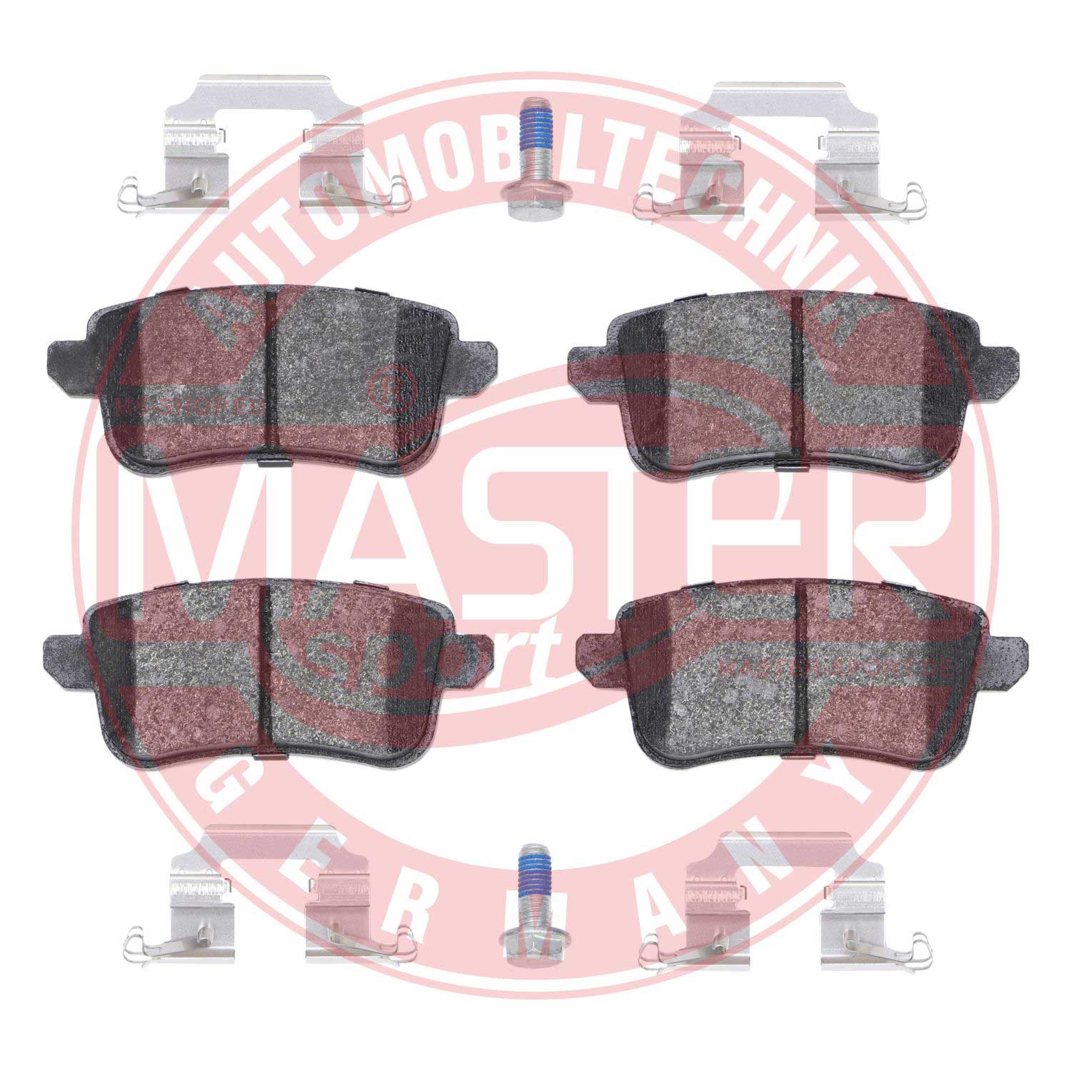 Brake Pad Set, disc brake (13046144352N-SET-MS)
