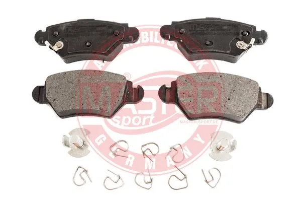 Brake Pad Set, disc brake (13046039762N-SET-MS)