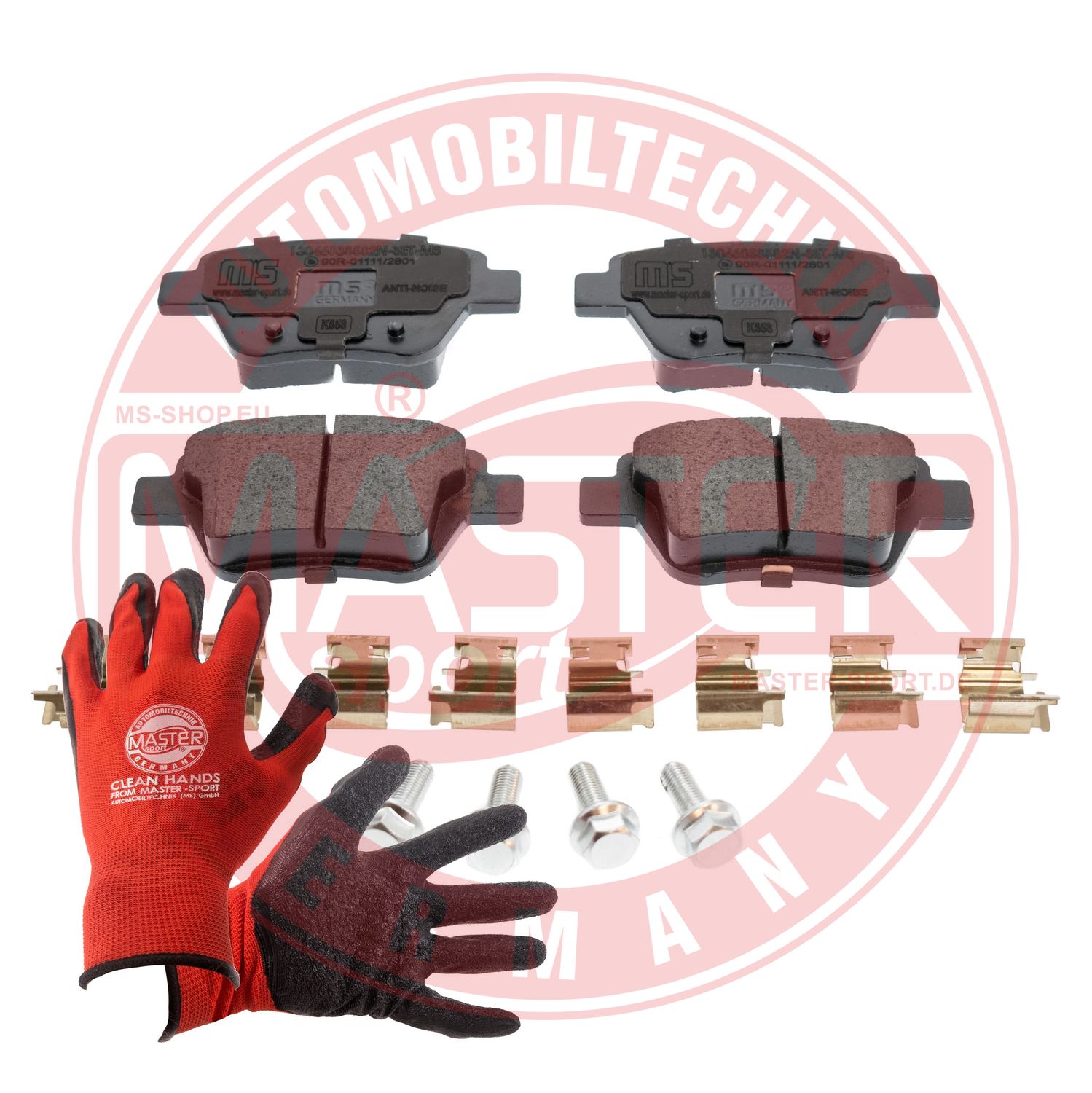Brake Pad Set, disc brake (13046038582N-SET-MSP)