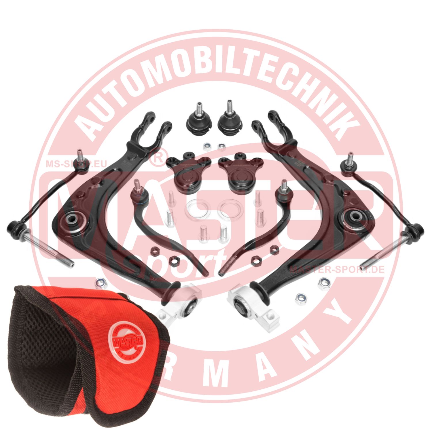 Control/Trailing Arm Kit, wheel suspension (36981/2-KIT-MSM)