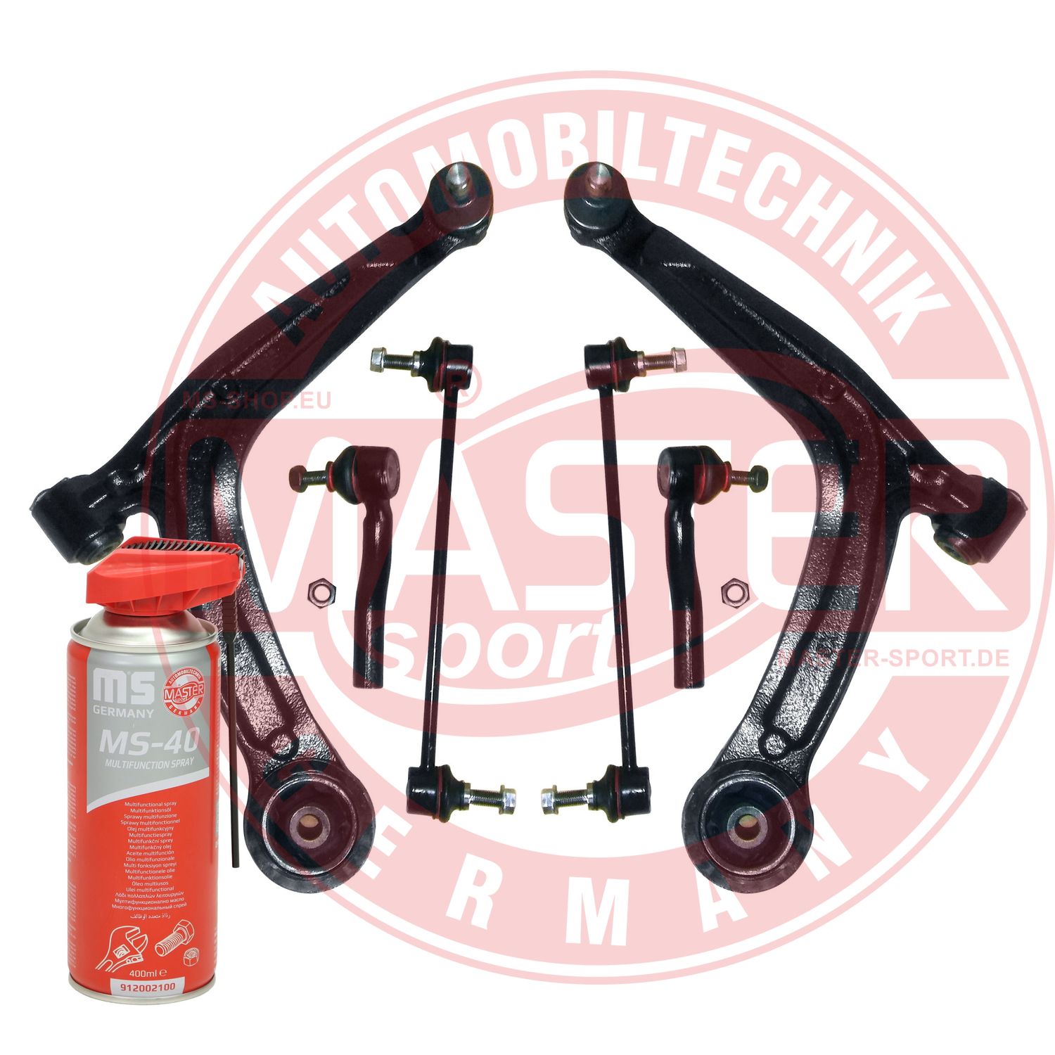 Control/Trailing Arm Kit, wheel suspension (36971-KIT-MSP)