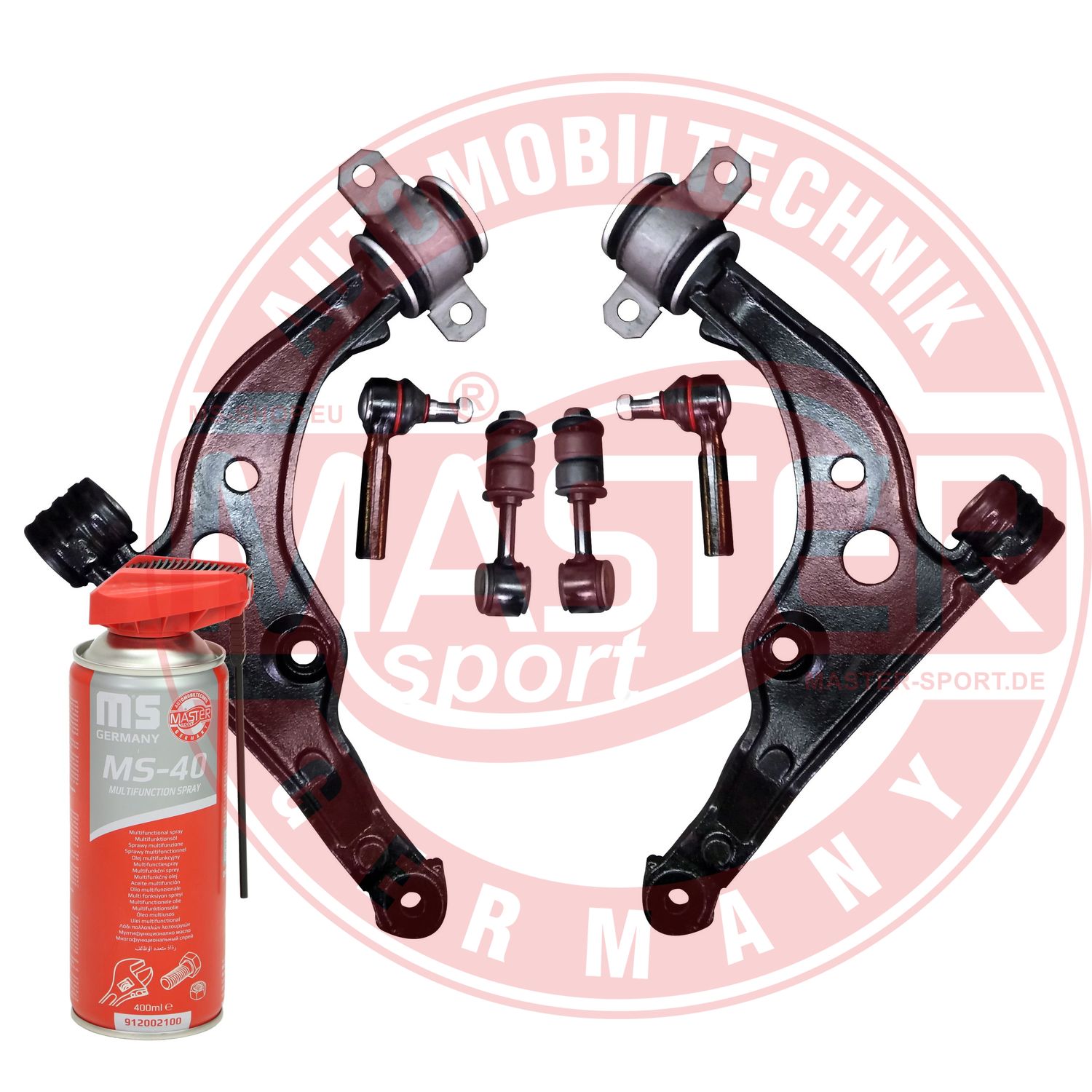 Control/Trailing Arm Kit, wheel suspension (36924-KIT-MSP)