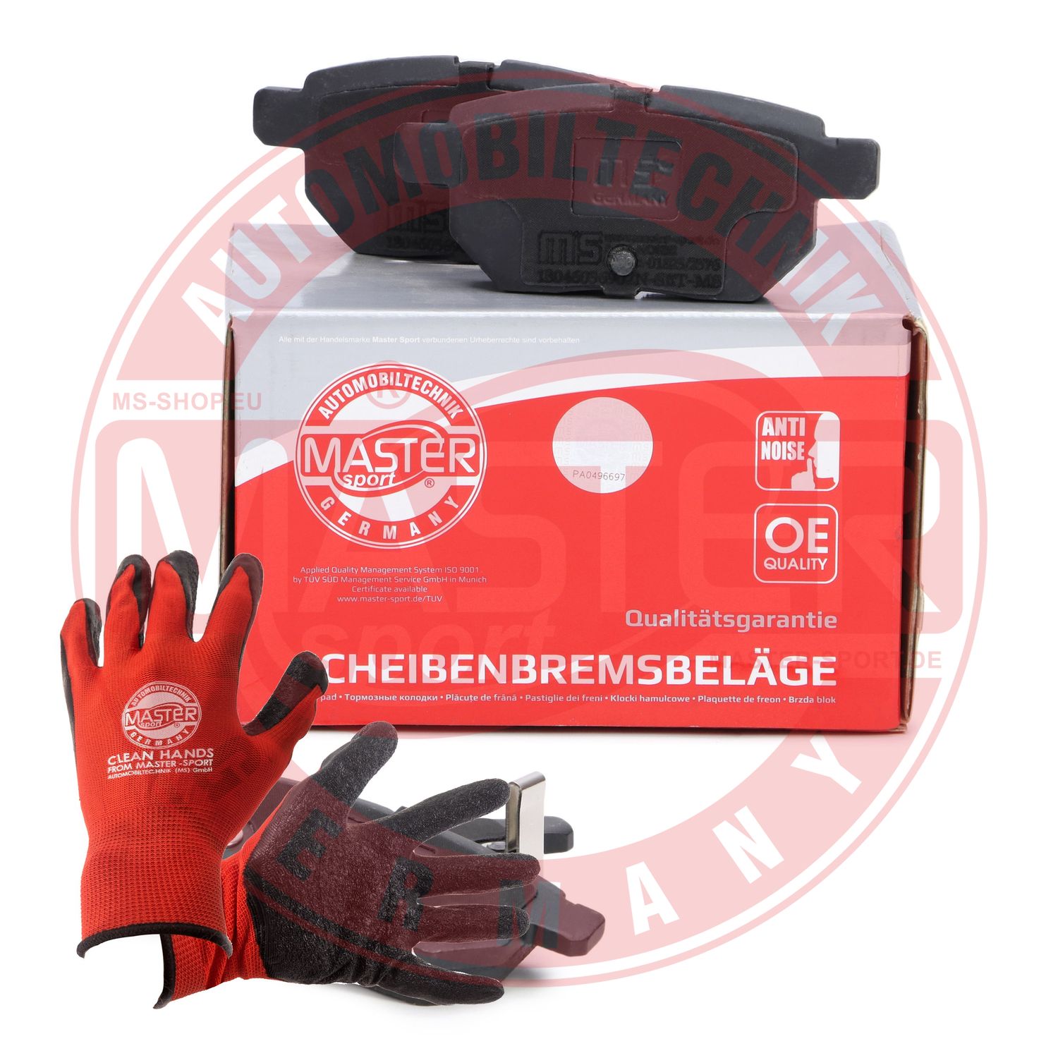 Brake Pad Set, disc brake (13046056902N-SET-MSP)