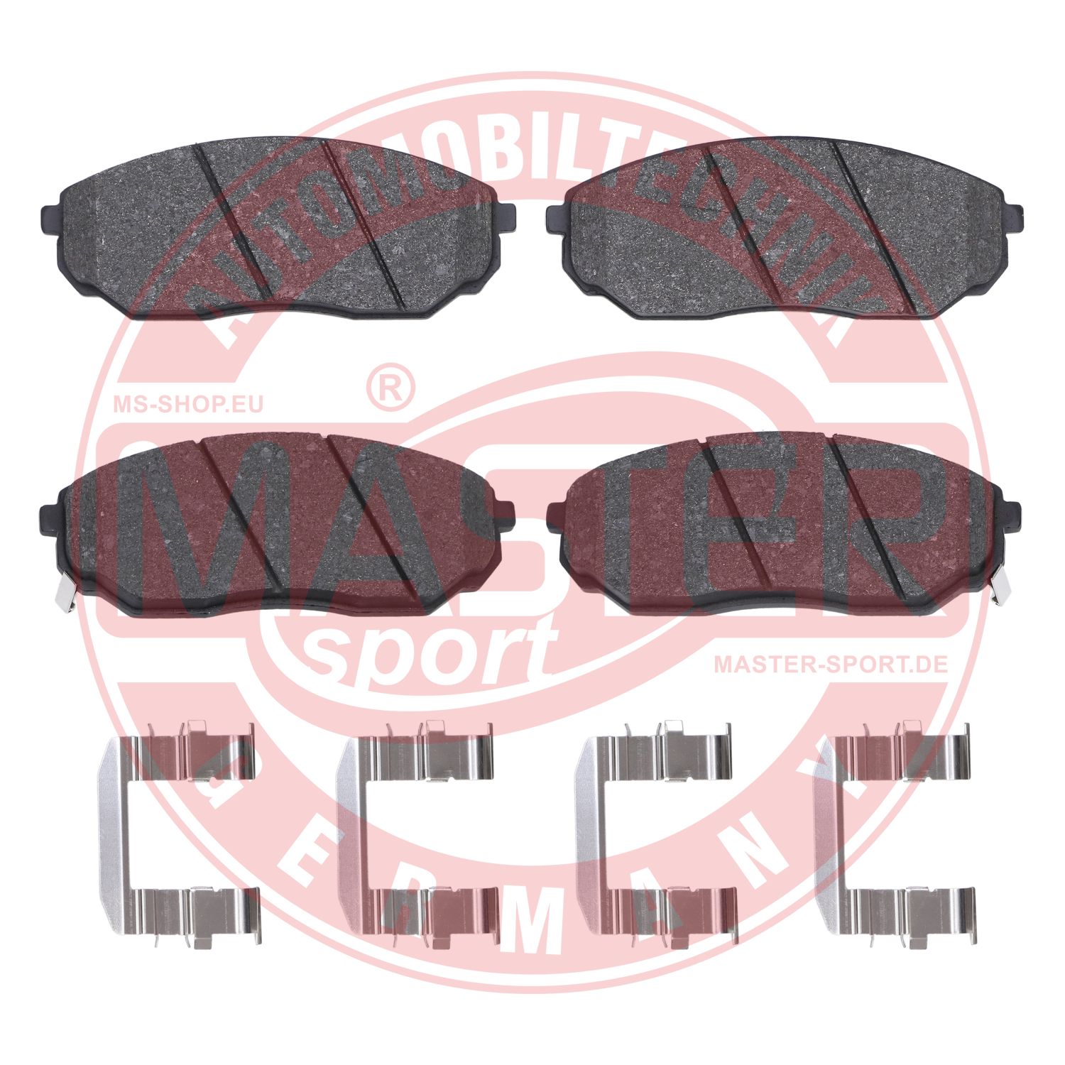 Brake Pad Set, disc brake (13046057722N-SET-MS)
