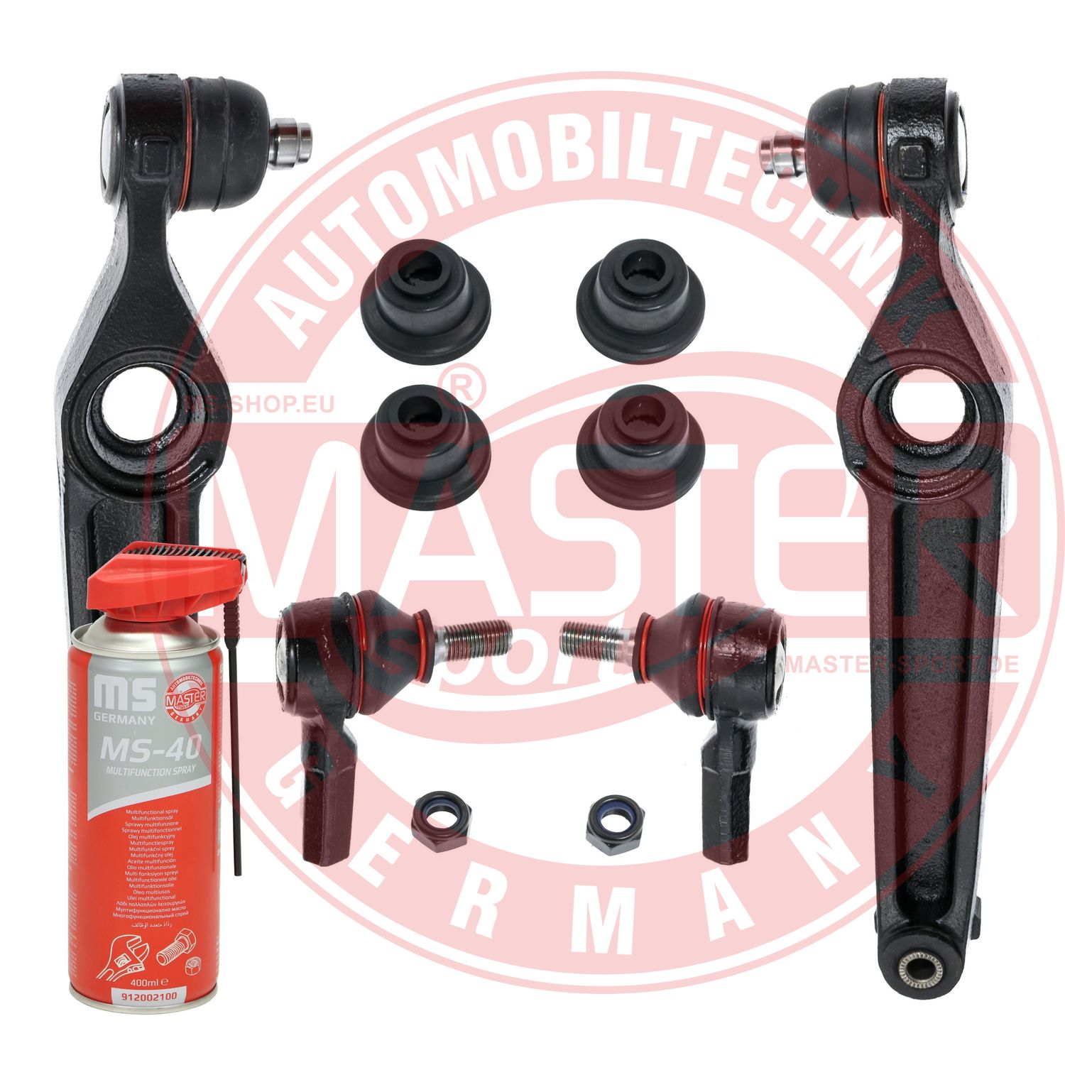 Control/Trailing Arm Kit, wheel suspension (36938/2-KIT-MSP)