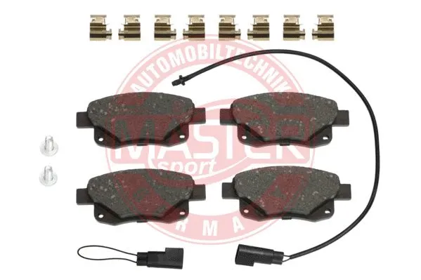 Brake Pad Set, disc brake (13046038352N-SET-MS)