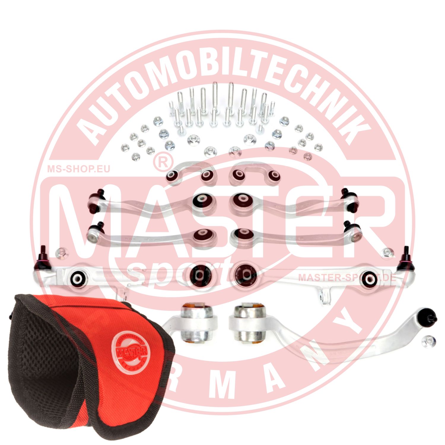 Control/Trailing Arm Kit, wheel suspension (36790/3-SET-MSM)