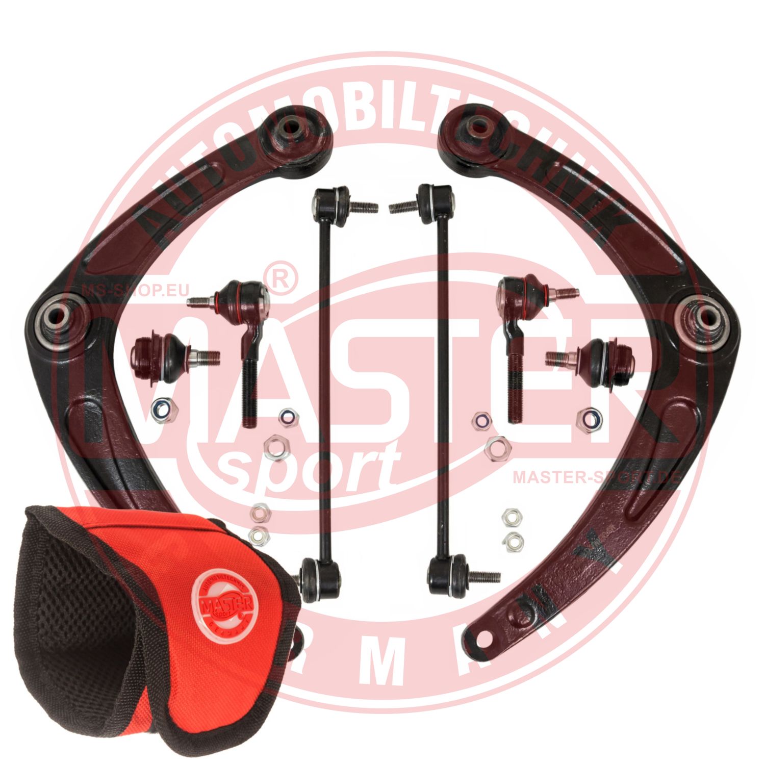 Control/Trailing Arm Kit, wheel suspension (36873-KIT-MSM)