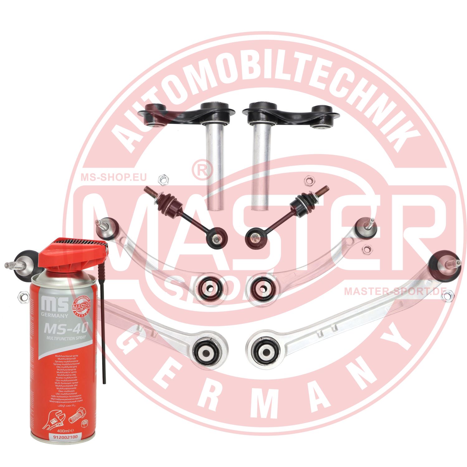 Control/Trailing Arm Kit, wheel suspension (37015-KIT-MSP)