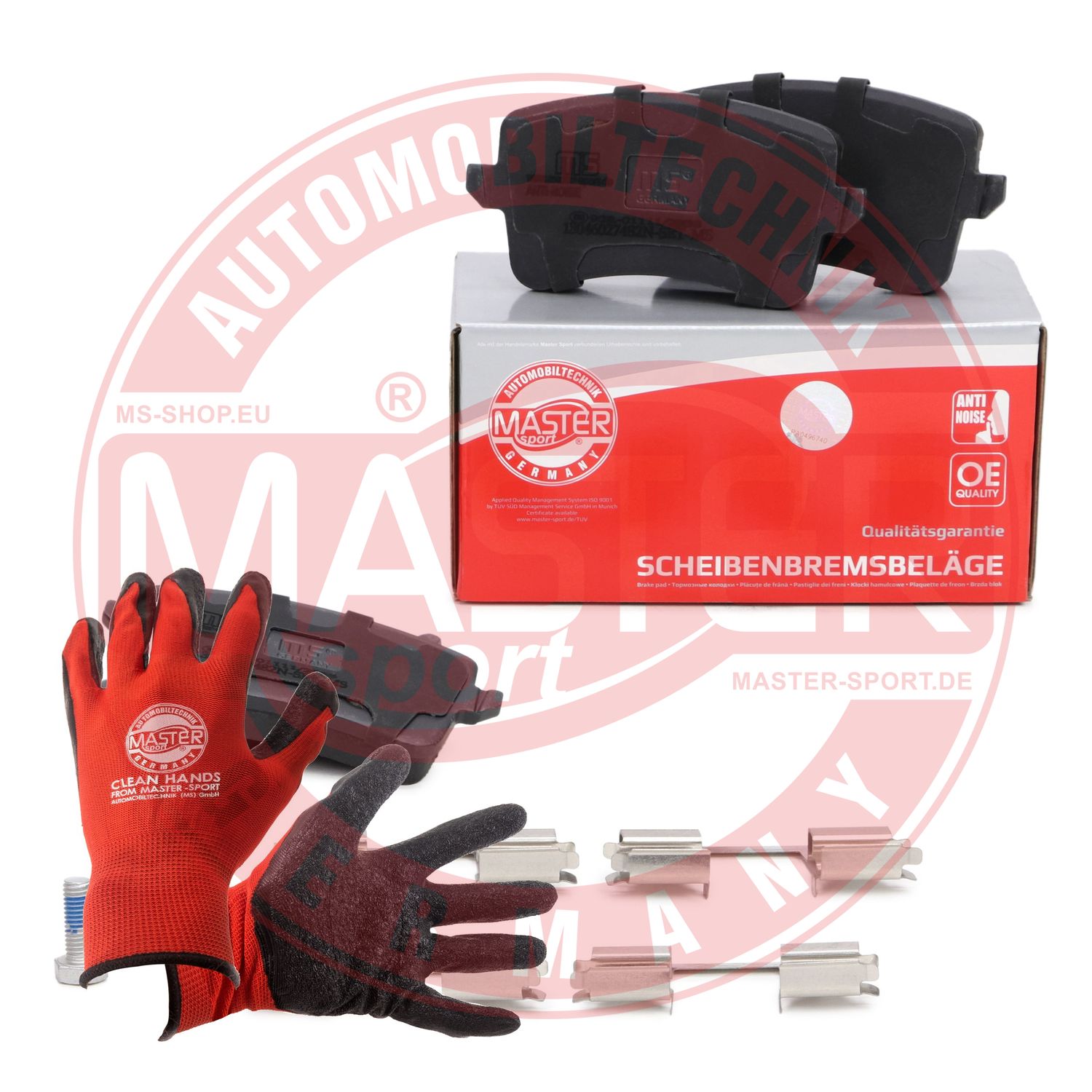 Brake Pad Set, disc brake (13046027482N-SET-MSP)