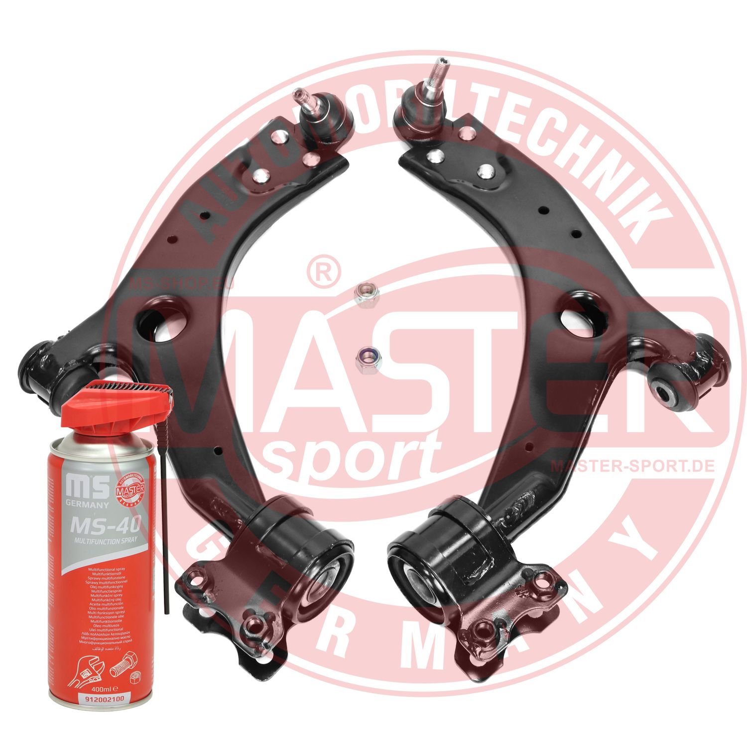Control/Trailing Arm Kit, wheel suspension (36975/2-KIT-MSP)