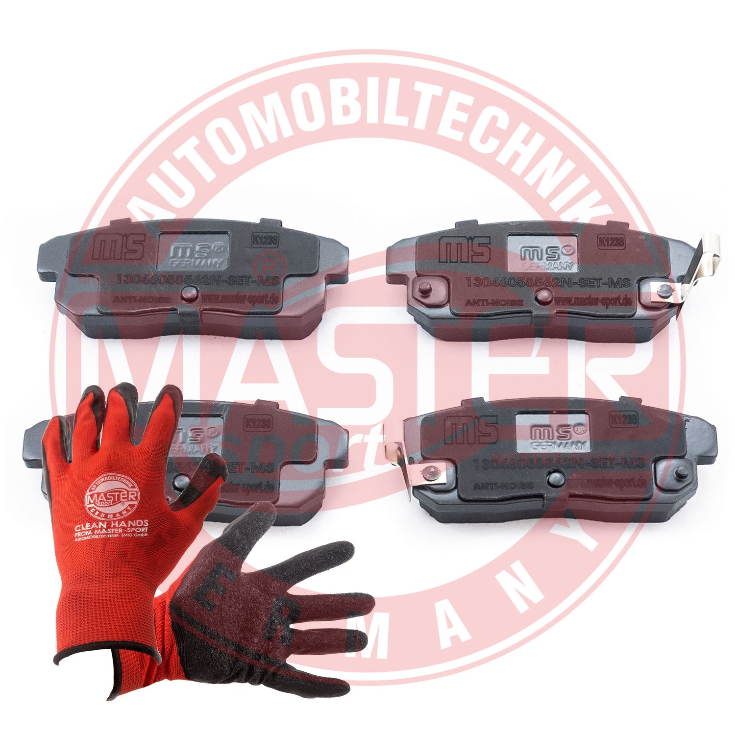 Brake Pad Set, disc brake (13046058562N-SET-MSP)