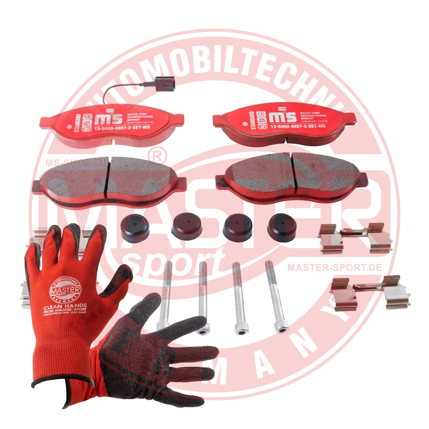 Brake Pad Set, disc brake (13046048072-SET-MSP)