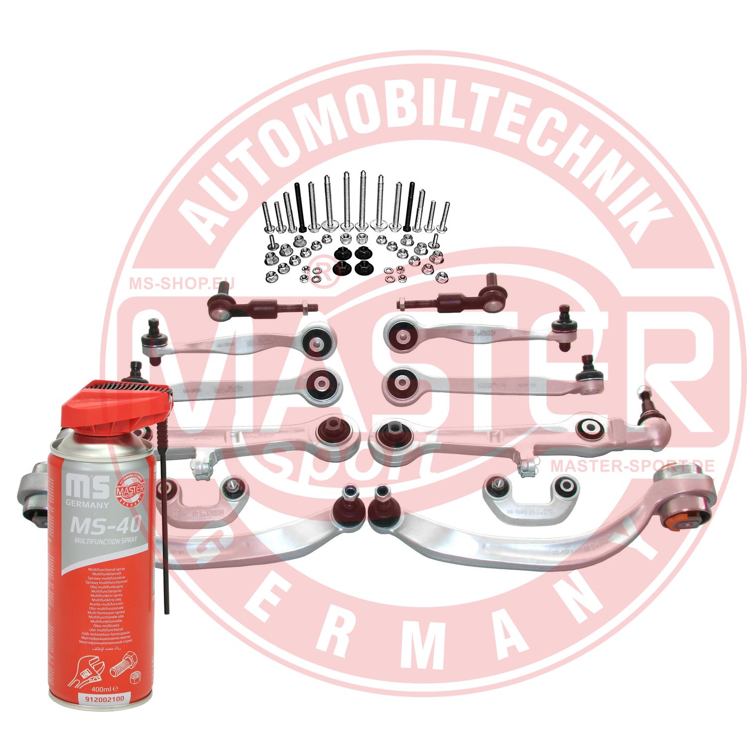 Control/Trailing Arm Kit, wheel suspension (36791-SET-MSP)