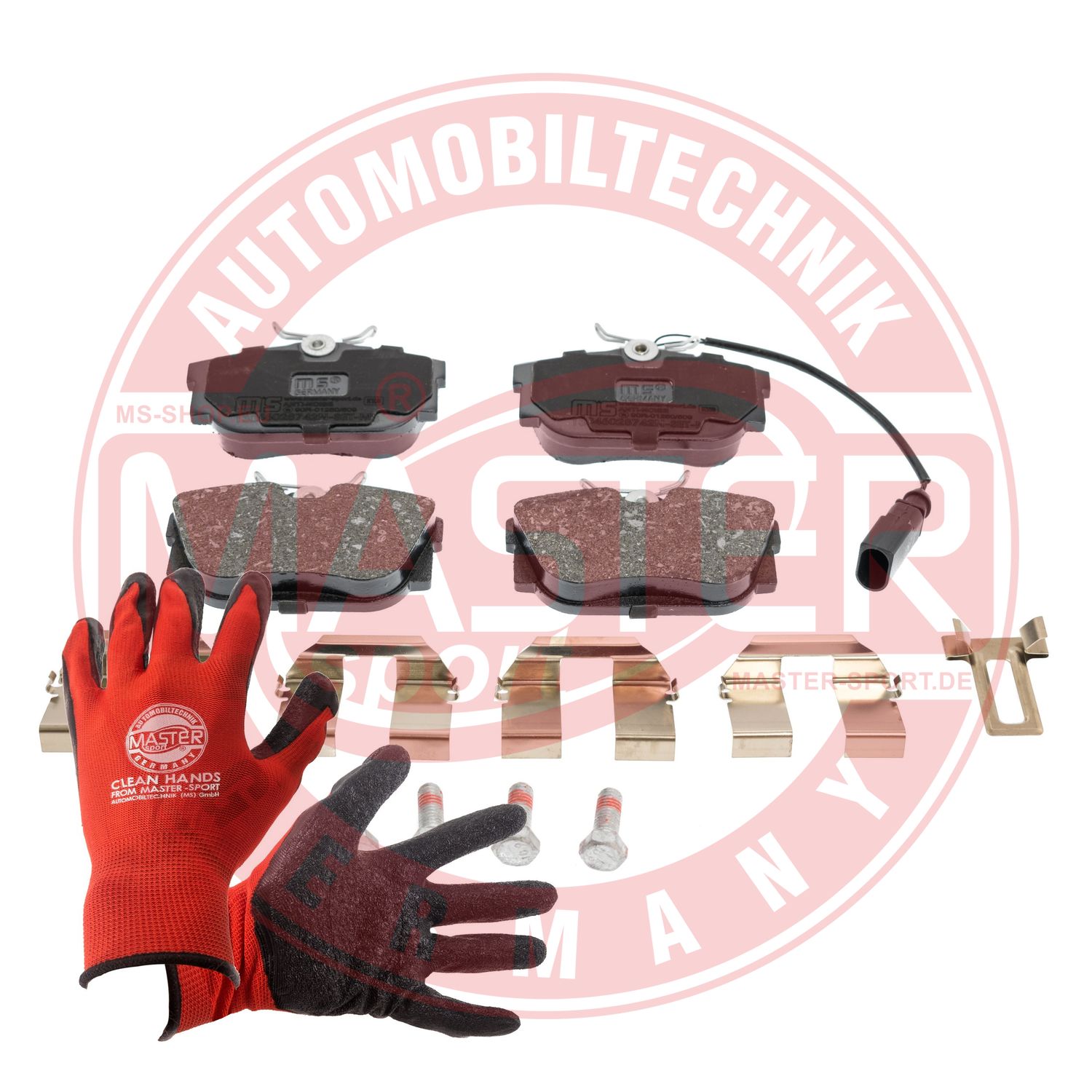 Brake Pad Set, disc brake (13046028742N-SET-MSP)