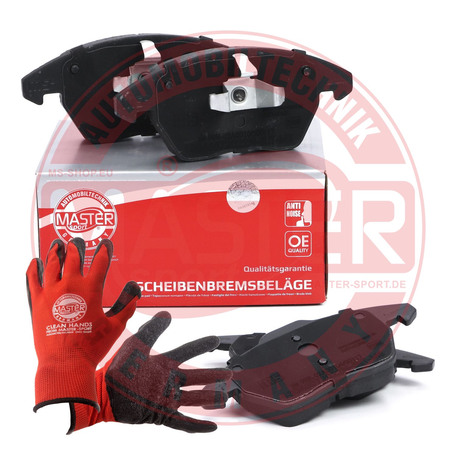 Brake Pad Set, disc brake (13046072022N-SET-MSP)