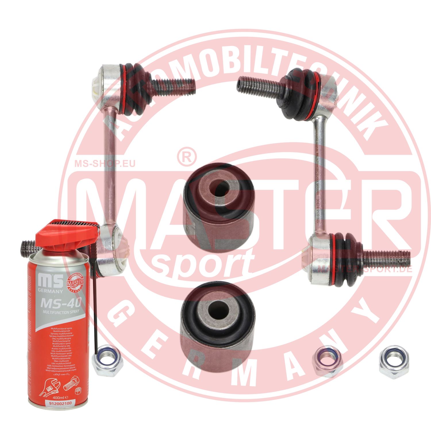 Control/Trailing Arm Kit, wheel suspension (37139-KIT-MSP)