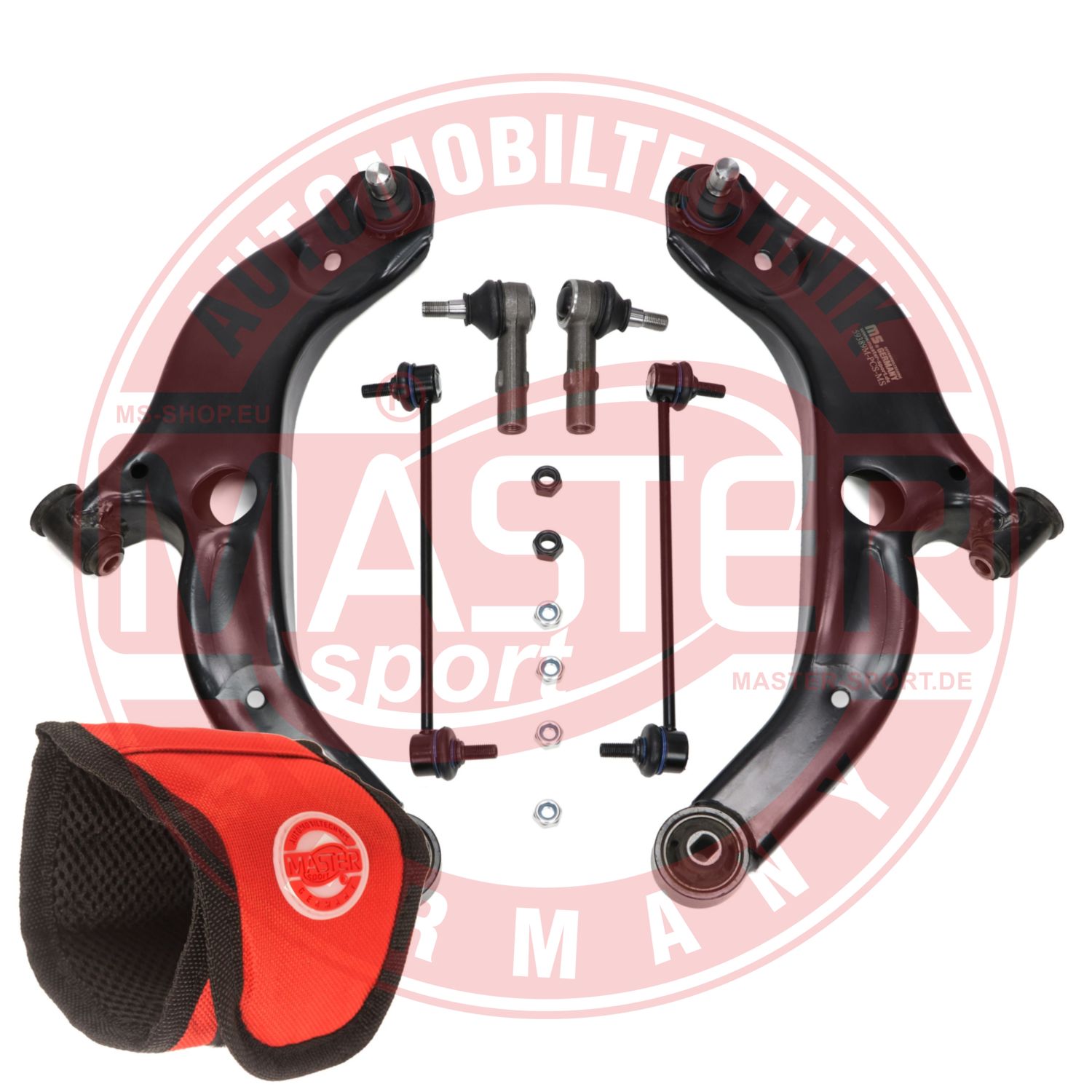 Control/Trailing Arm Kit, wheel suspension (37070/1-KIT-MSM)