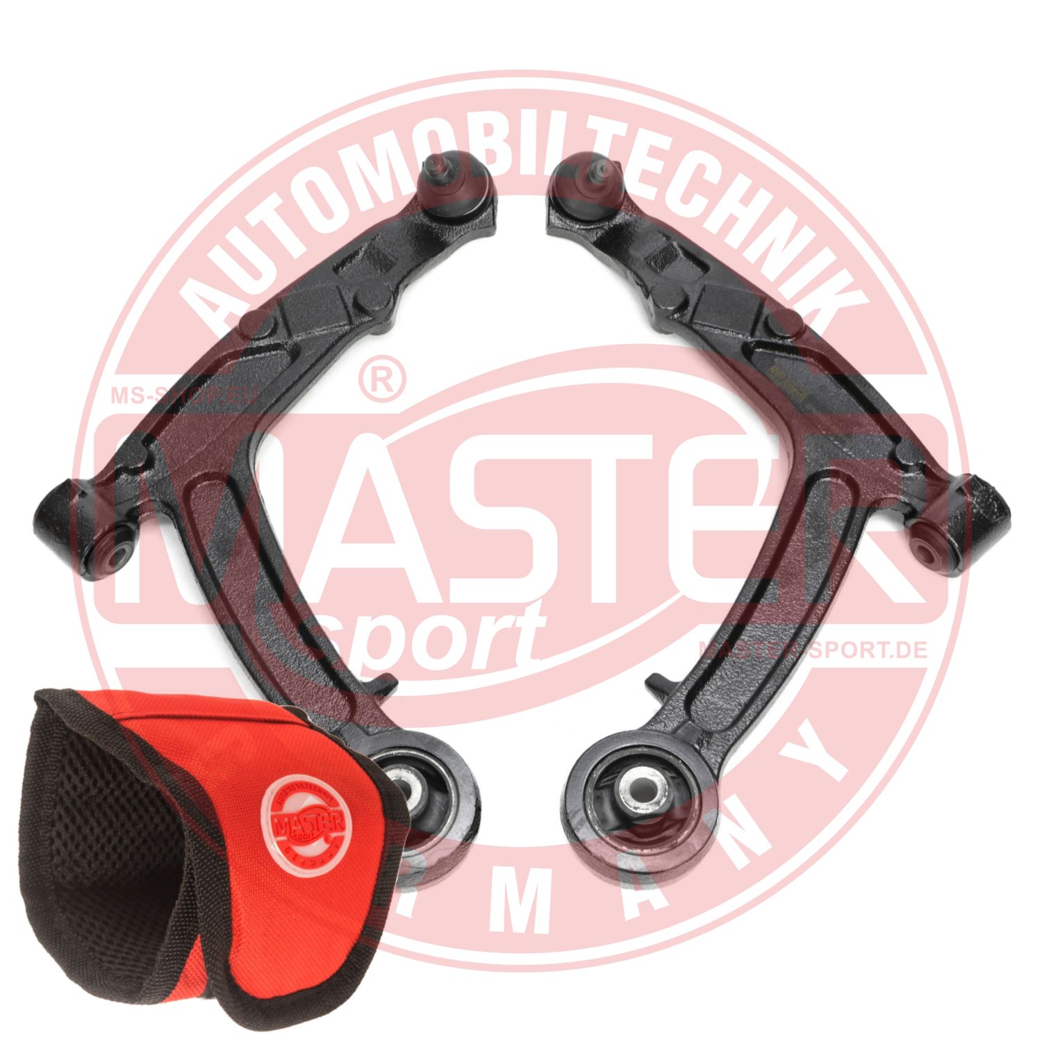 Control/Trailing Arm Kit, wheel suspension (36810/2-SET-MSM)