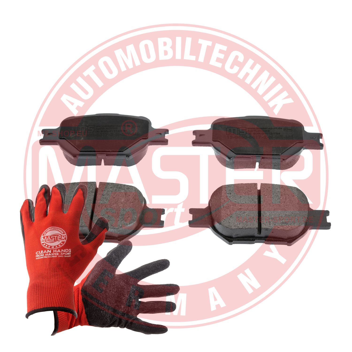 Brake Pad Set, disc brake (13046058172N-SET-MSP)
