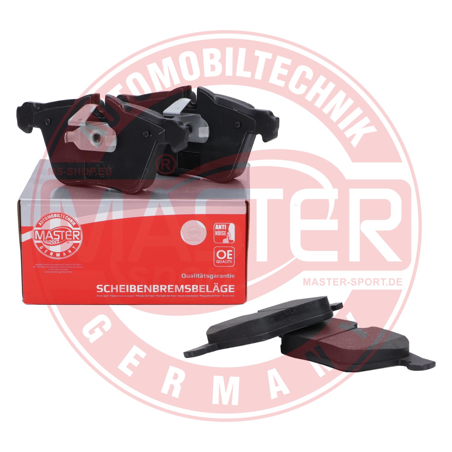 Brake Pad Set, disc brake (13046118352N-SET-MS)