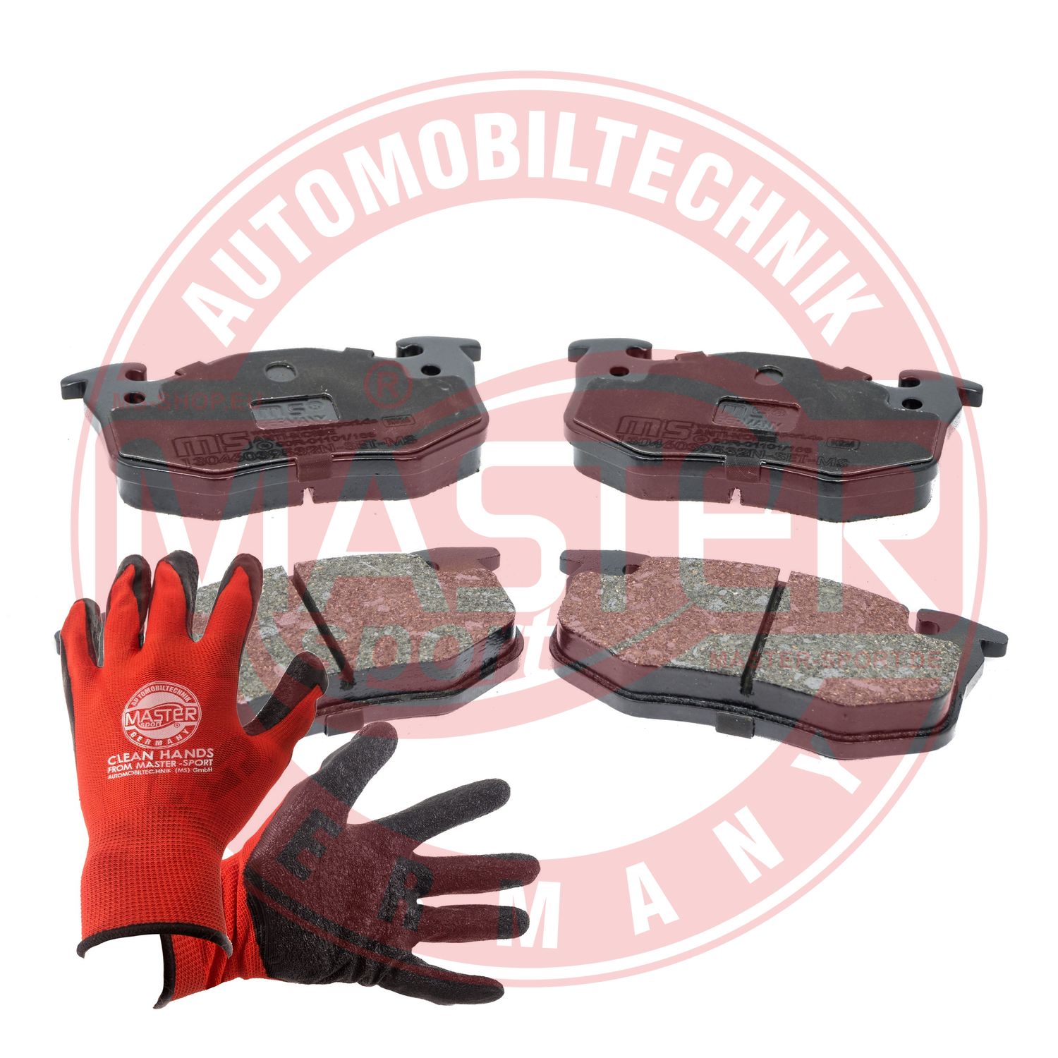Brake Pad Set, disc brake (13046039532N-SET-MSP)