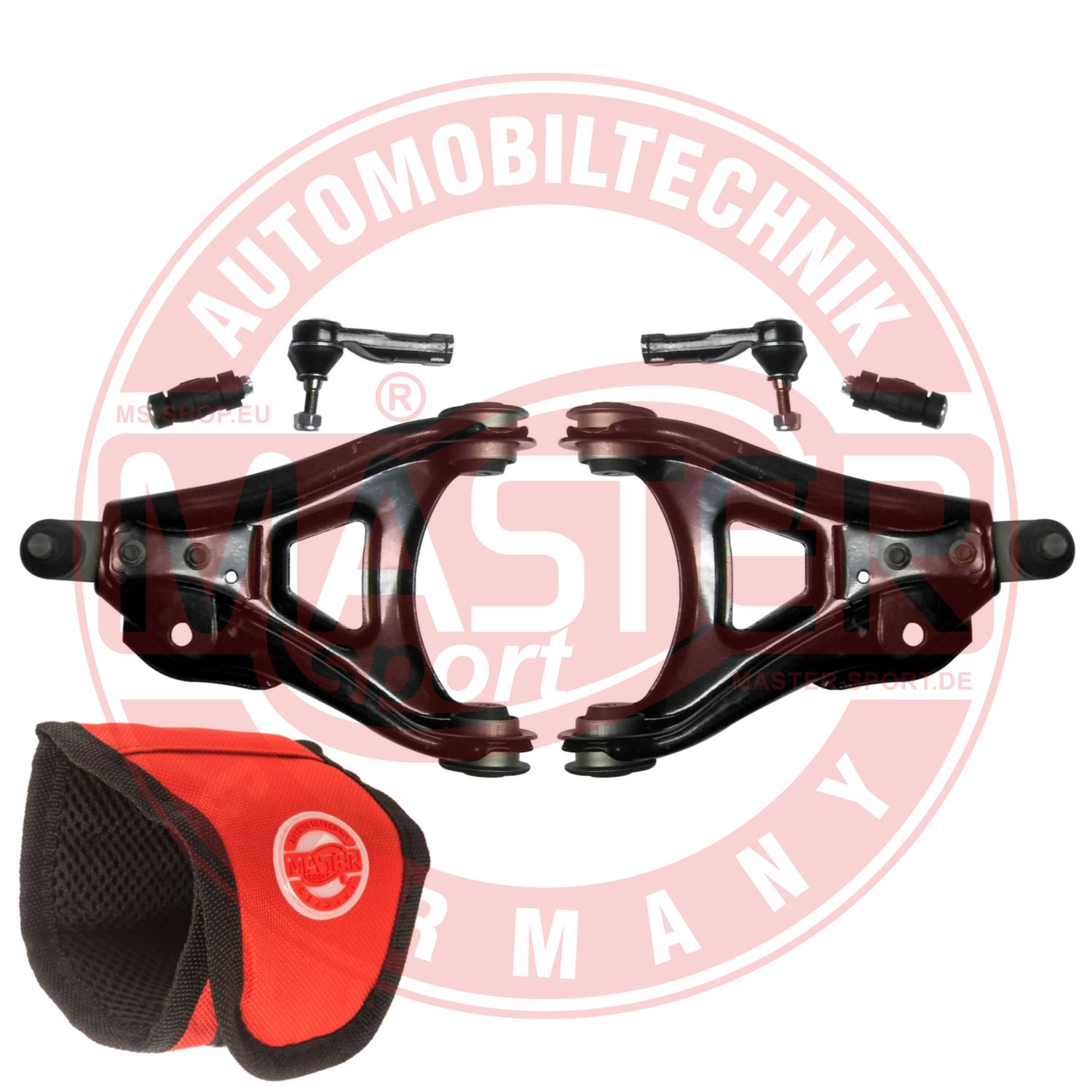Control/Trailing Arm Kit, wheel suspension (36923-KIT-MSM)