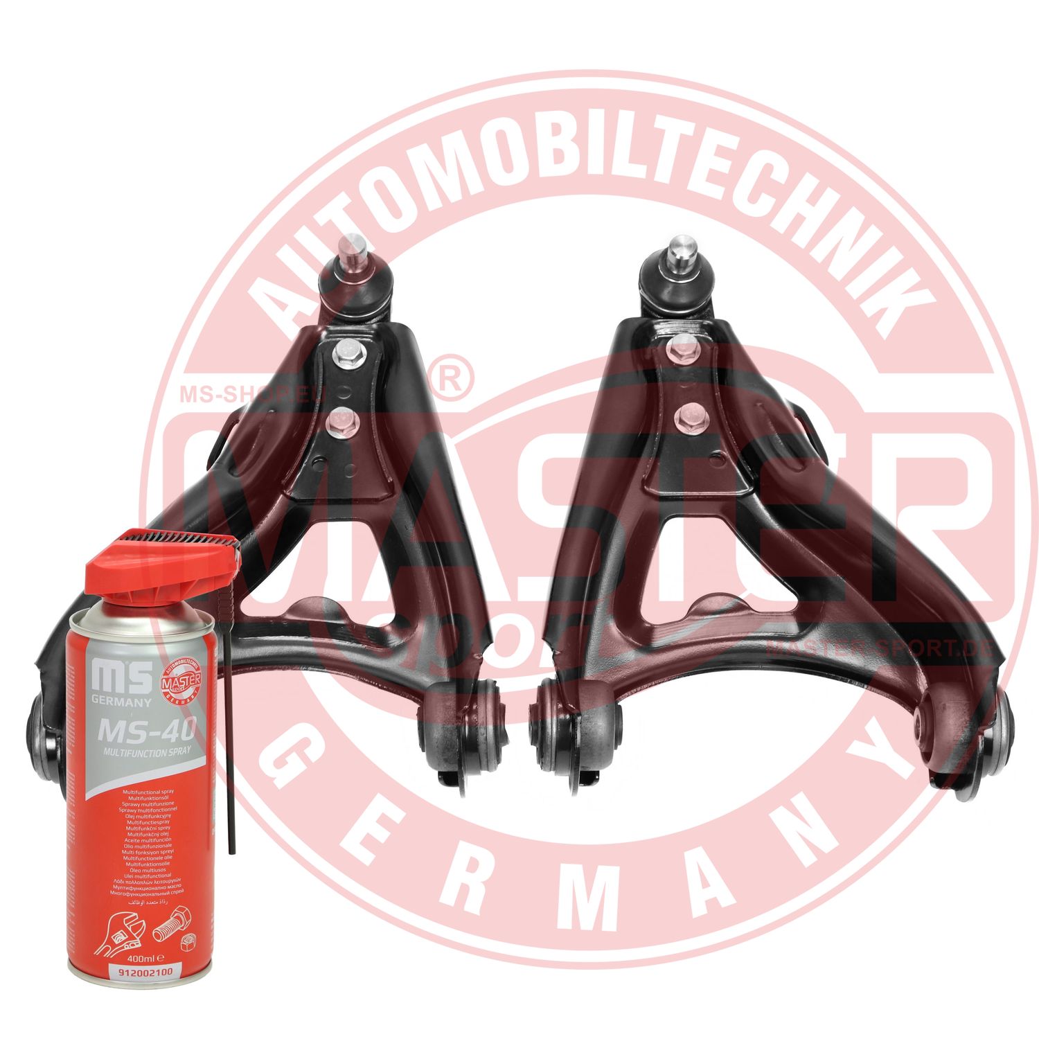 Control/Trailing Arm Kit, wheel suspension (36918/1-KIT-MSP)
