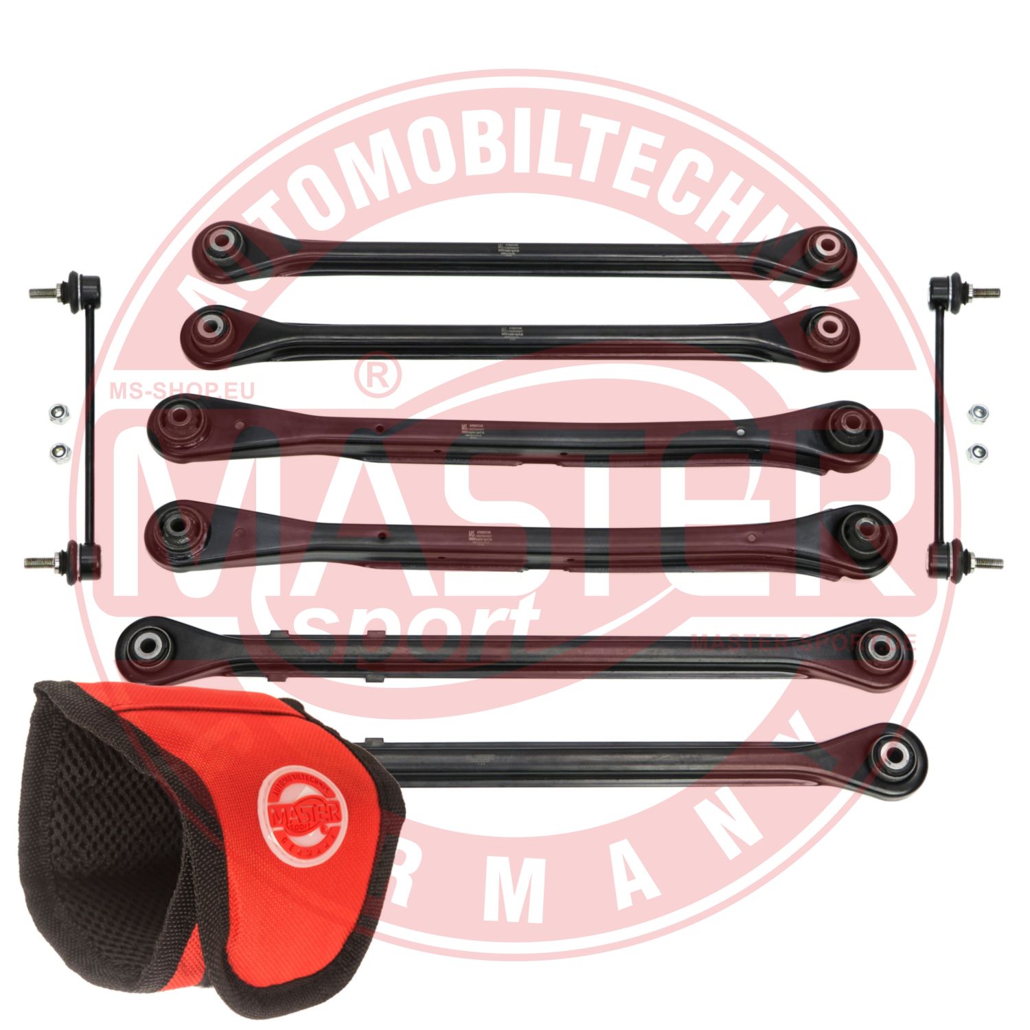 Control/Trailing Arm Kit, wheel suspension (36840/1-SET-MSM)