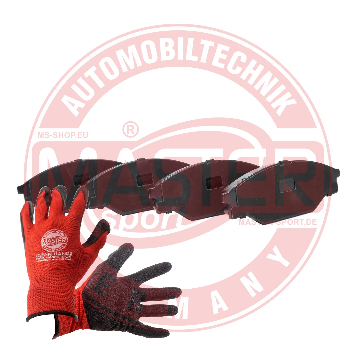 Brake Pad Set, disc brake (13046059382N-SET-MSP)