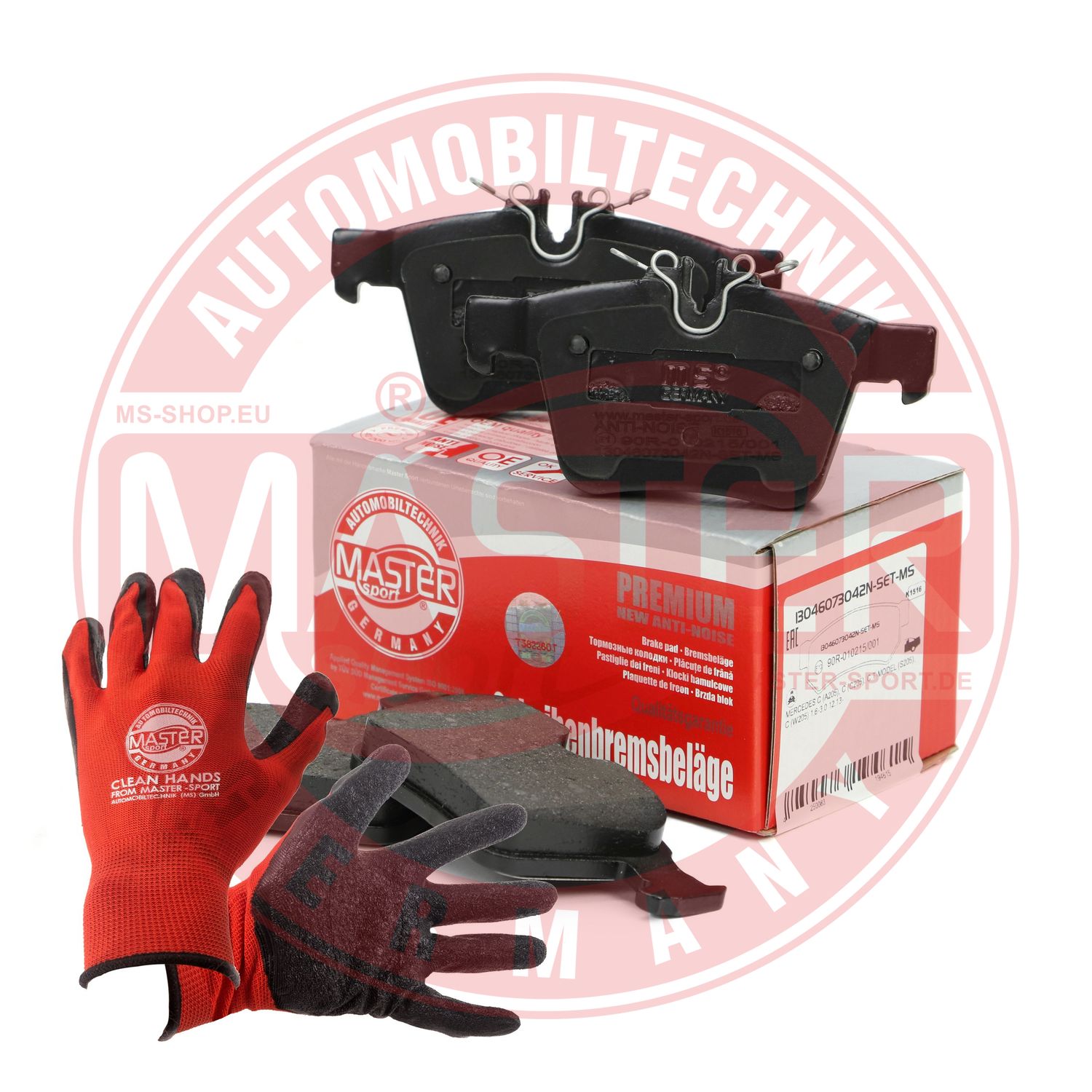 Brake Pad Set, disc brake (13046073042N-SET-MSP)
