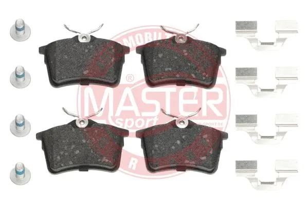 Brake Pad Set, disc brake (13046027452N-SET-MS)