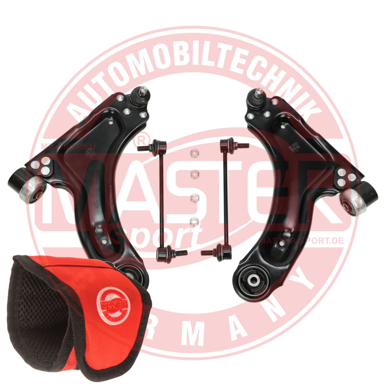 Control/Trailing Arm Kit, wheel suspension (36916/2-KIT-MSM)