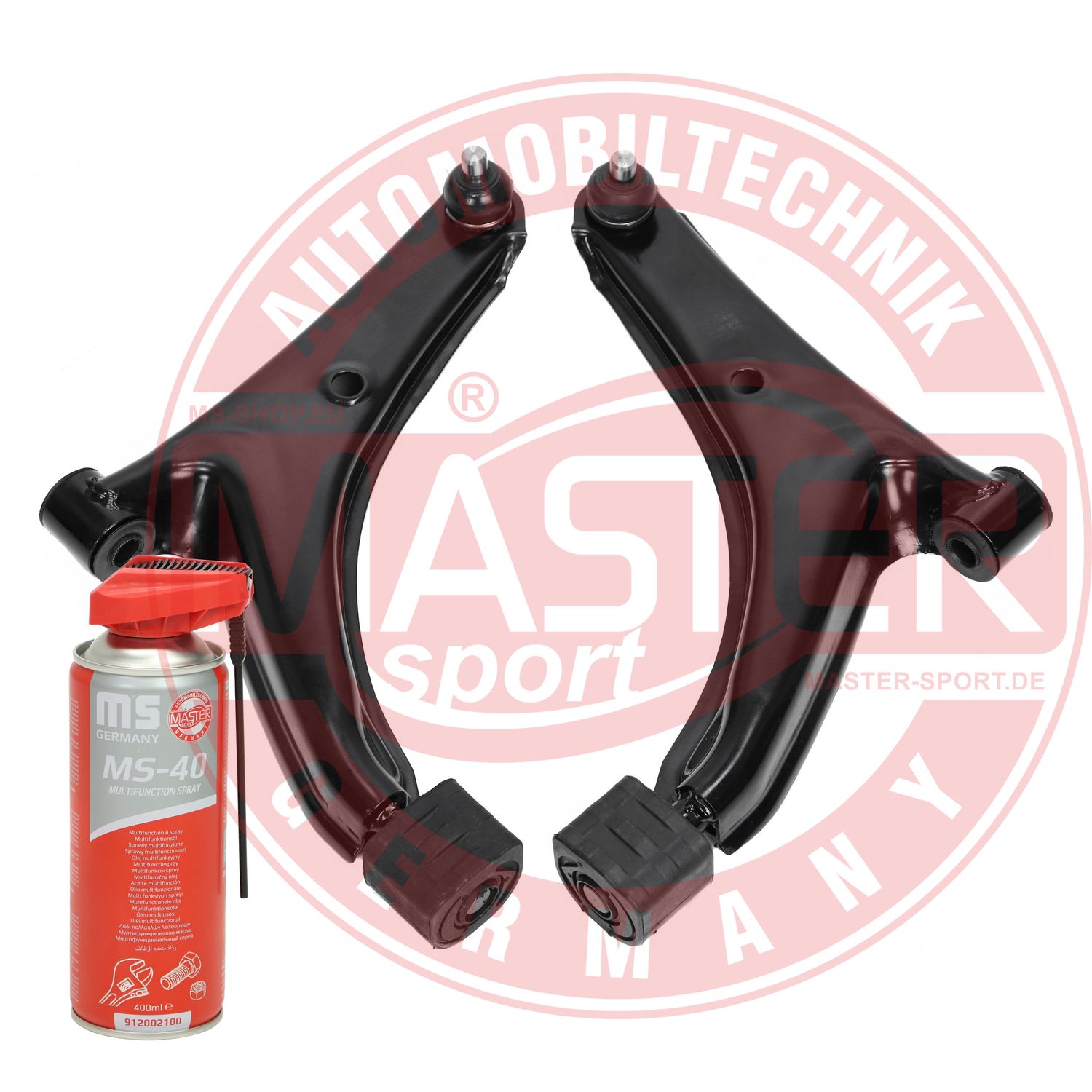 Control/Trailing Arm Kit, wheel suspension (36904/1-KIT-MSP)