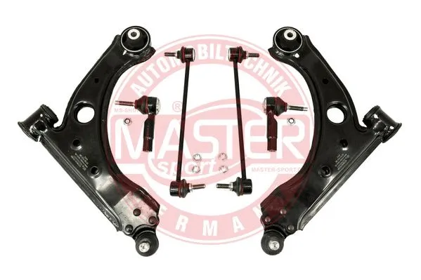 Control/Trailing Arm Kit, wheel suspension (36977/2-KIT-MS)