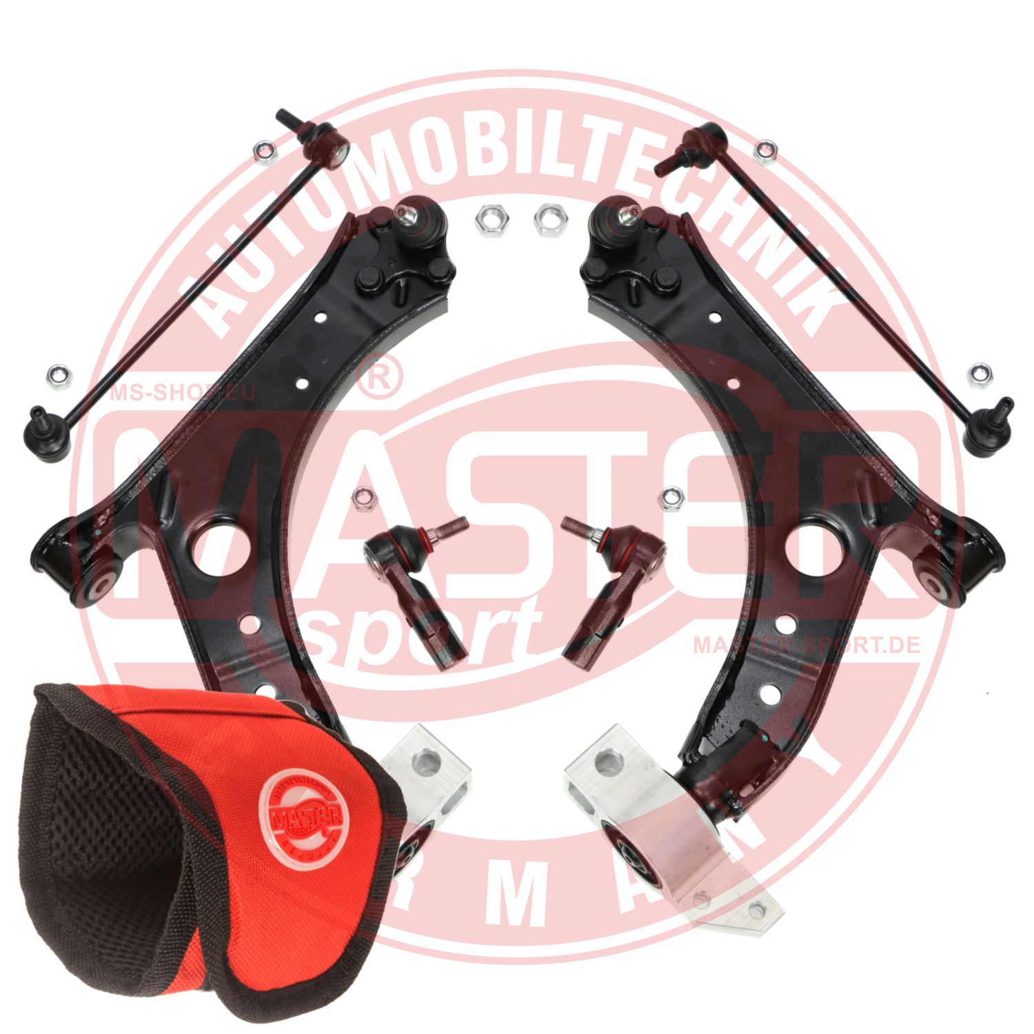 Control/Trailing Arm Kit, wheel suspension (36865-KIT-MSM)