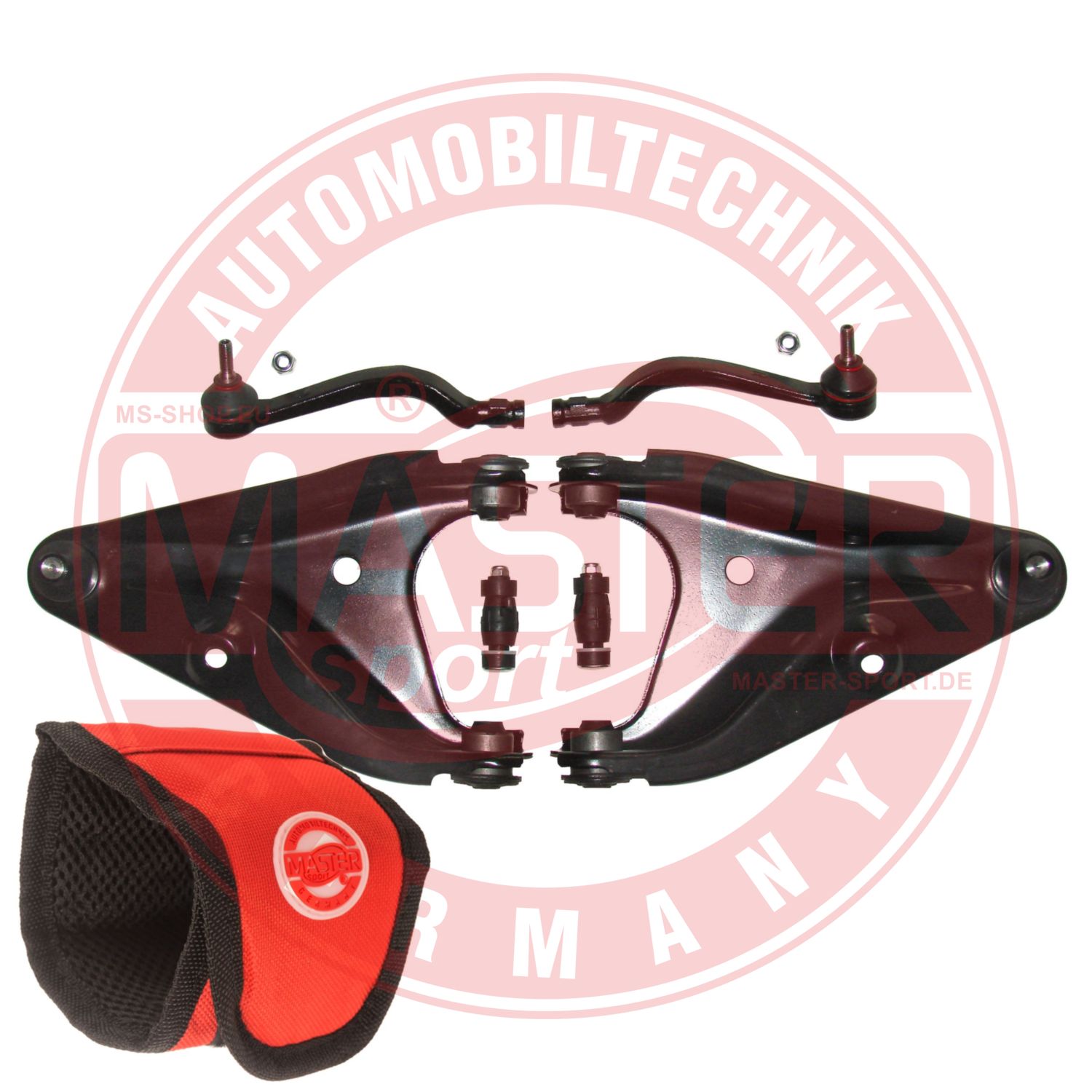 Control/Trailing Arm Kit, wheel suspension (36811-SET-MSM)
