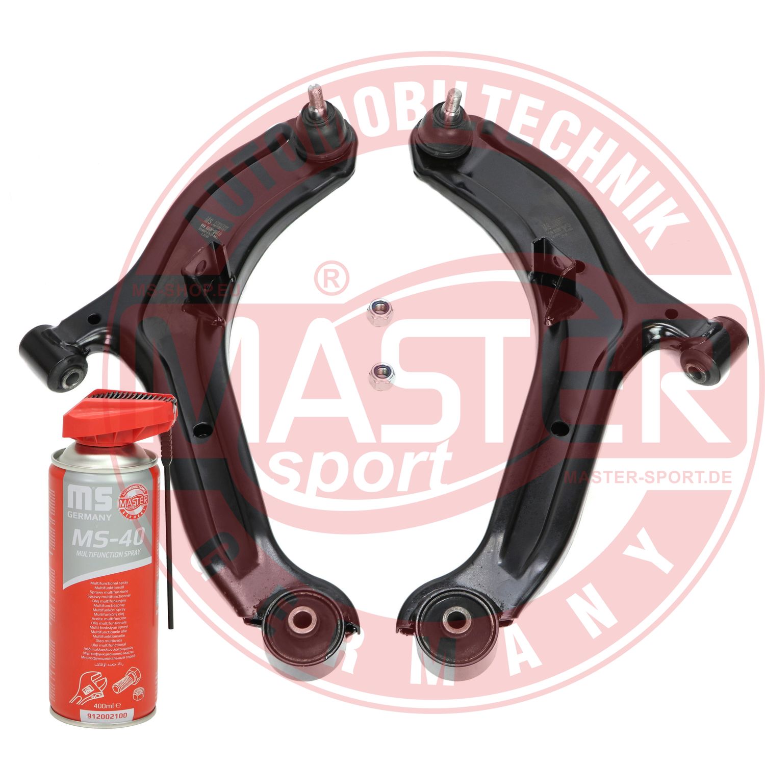 Control/Trailing Arm Kit, wheel suspension (37092-KIT-MSP)