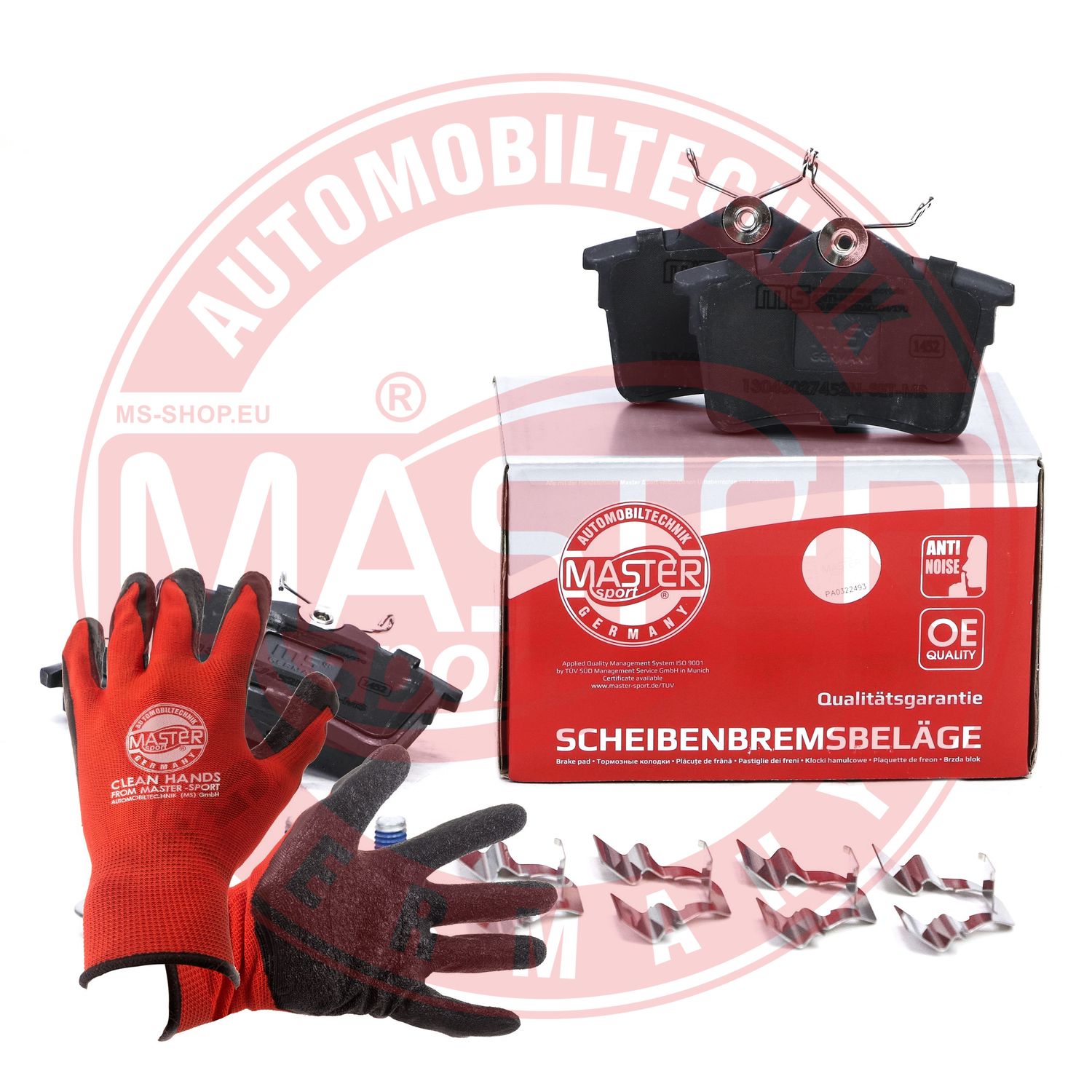 Brake Pad Set, disc brake (13046027452N-SET-MSP)