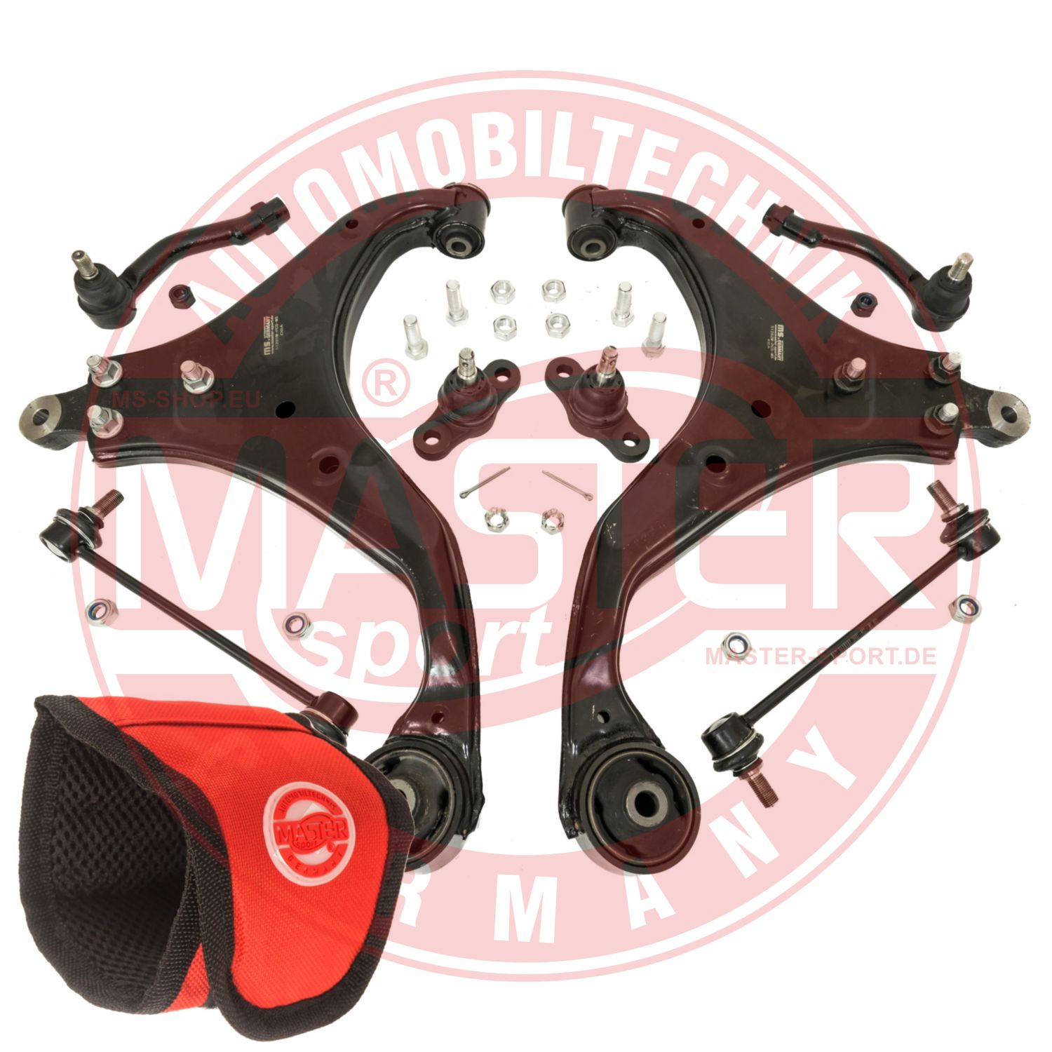 Control/Trailing Arm Kit, wheel suspension (36955-KIT-MSM)