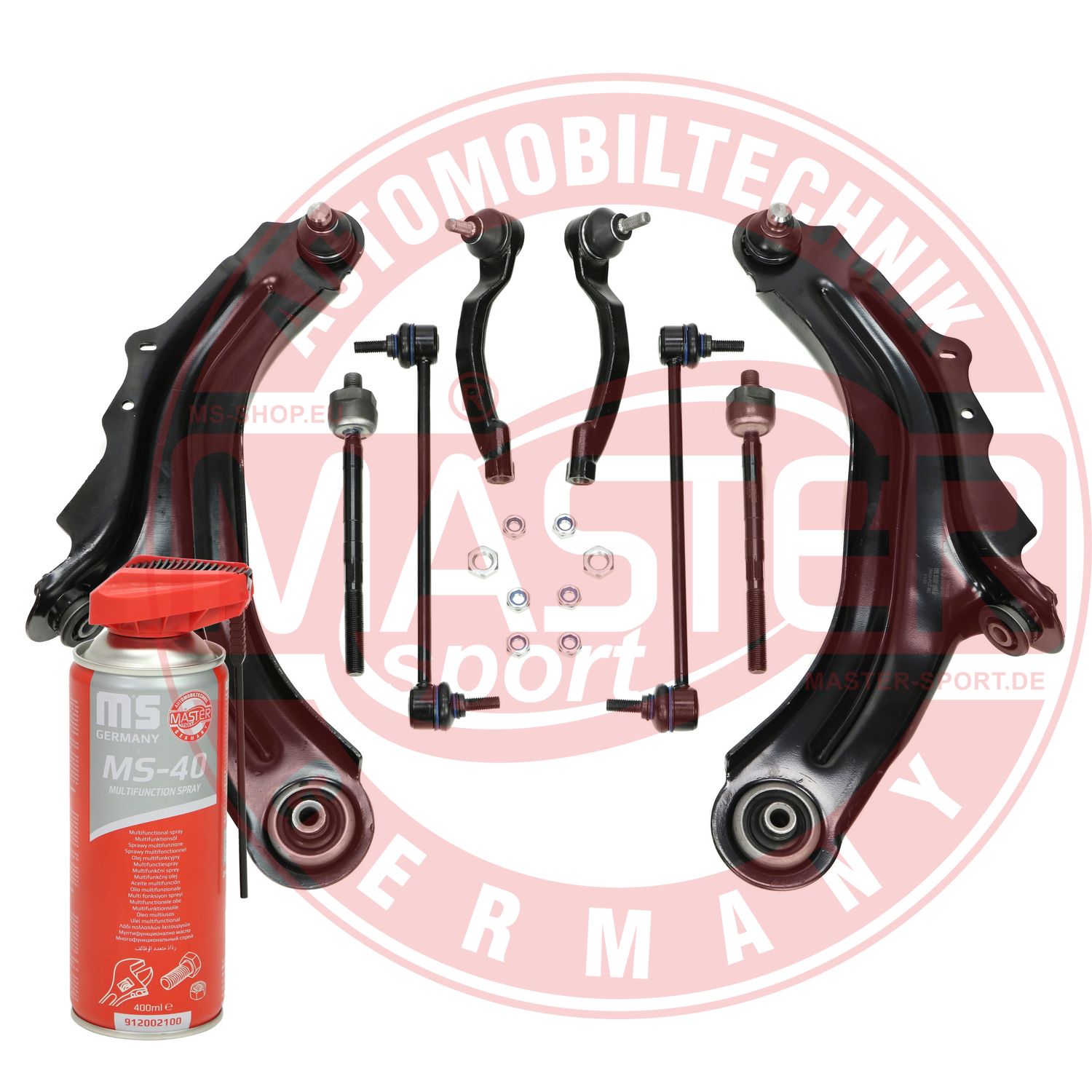 Control/Trailing Arm Kit, wheel suspension (36917/1-KIT-MSP)