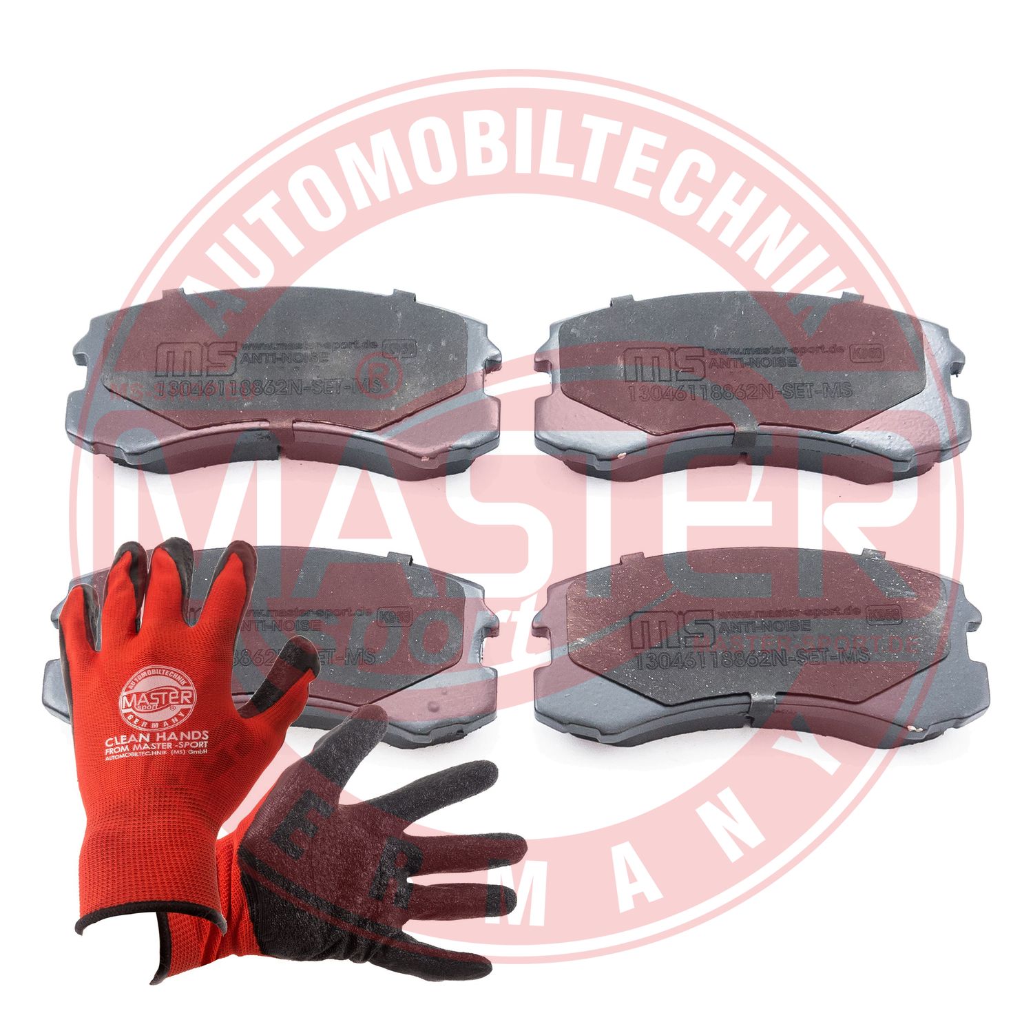 Brake Pad Set, disc brake (13046118862N-SET-MSP)