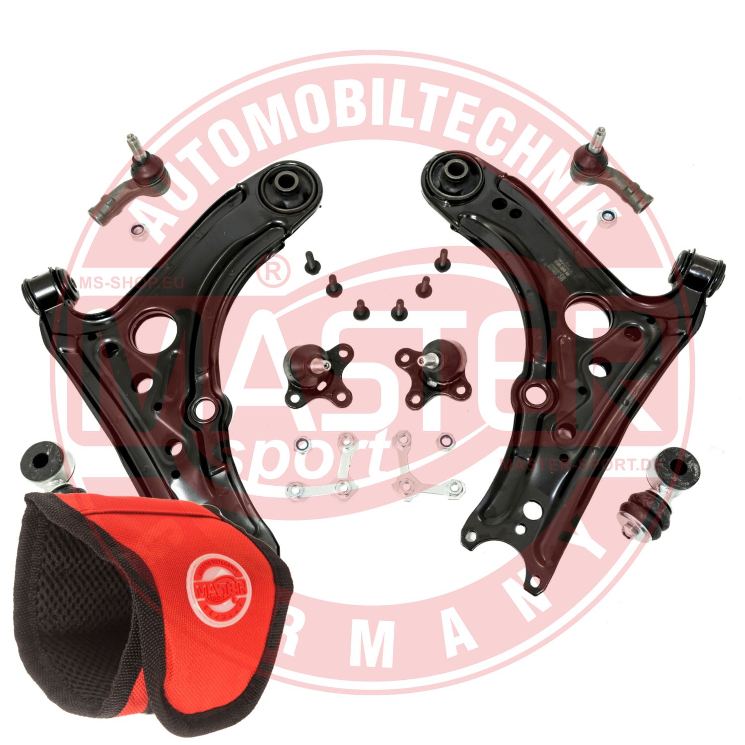 Control/Trailing Arm Kit, wheel suspension (36890/1-KIT-MSM)