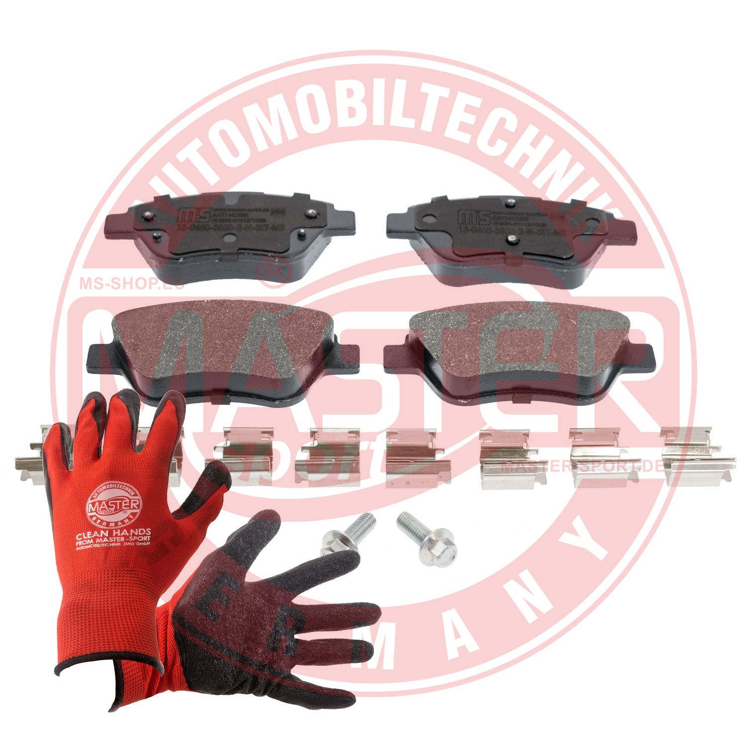 Brake Pad Set, disc brake (13046038502N-SET-MSP)