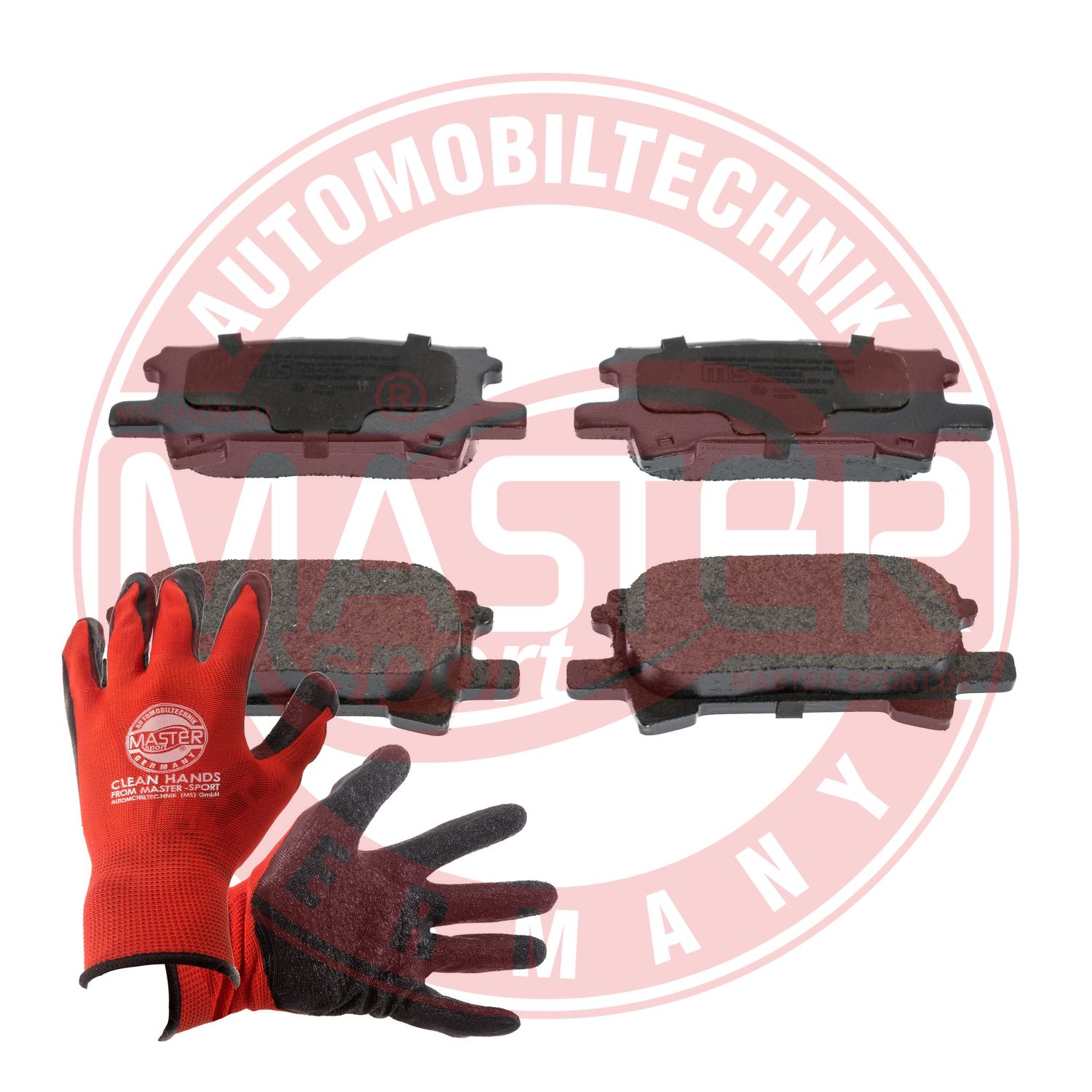 Brake Pad Set, disc brake (13046057342N-SET-MSP)