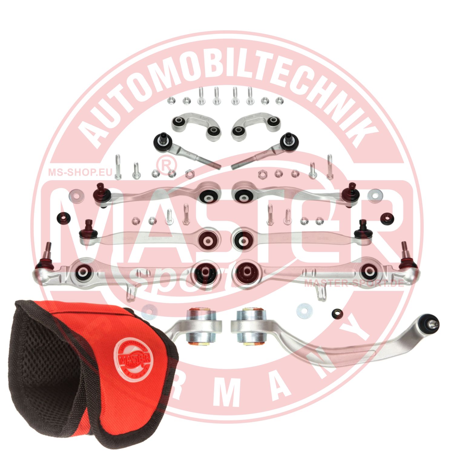 Control/Trailing Arm Kit, wheel suspension (36814/2-SET-MSM)
